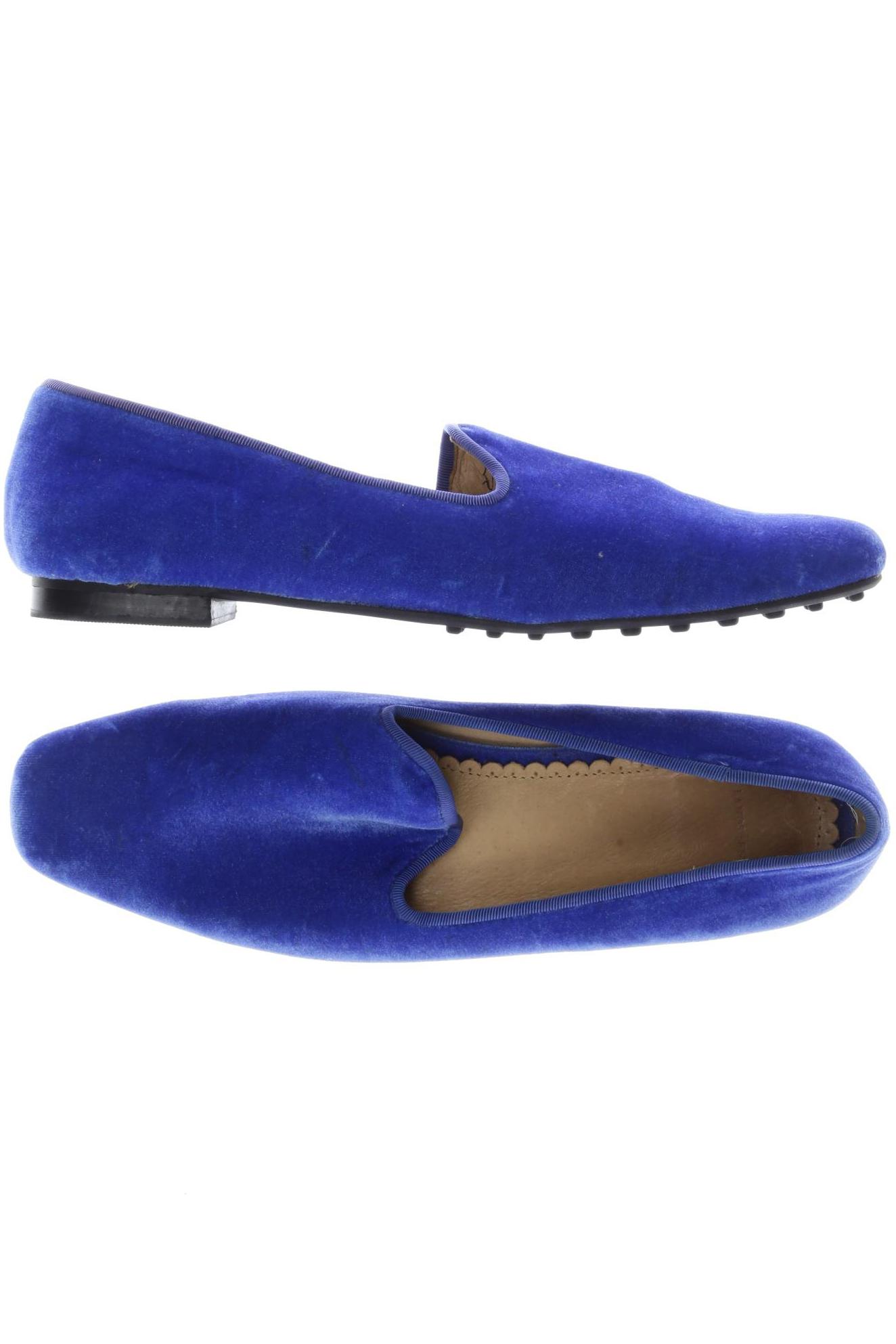 

Lands End Damen Halbschuh, blau, Gr. 10