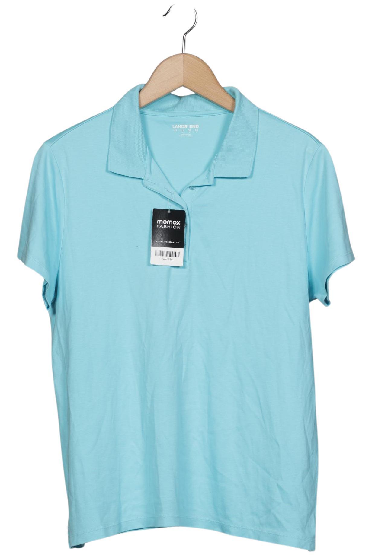 

Lands End Damen Poloshirt, hellblau, Gr. 42