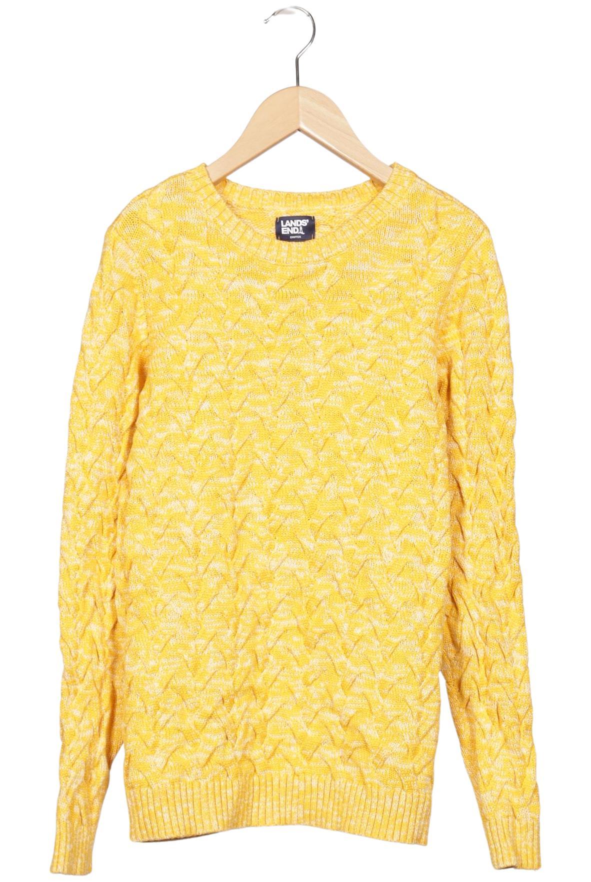 

Lands End Damen Pullover, gelb, Gr. 36