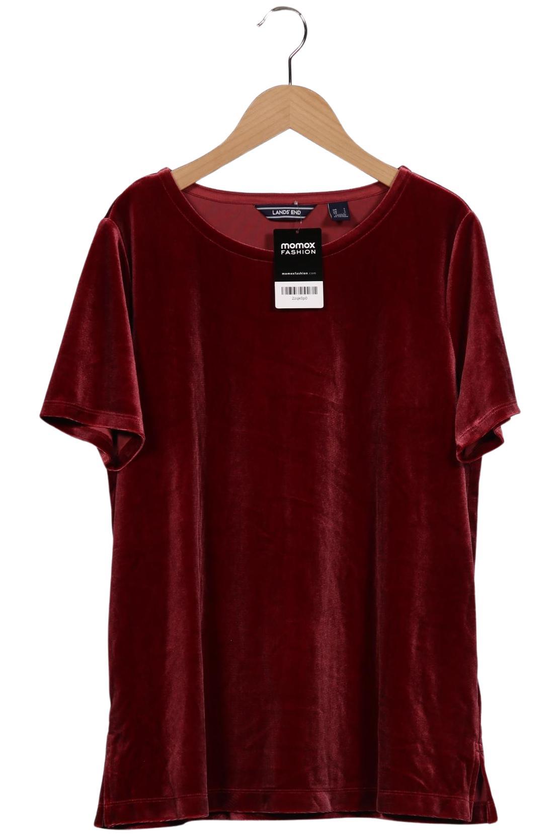 

Lands End Damen T-Shirt, bordeaux, Gr. 42