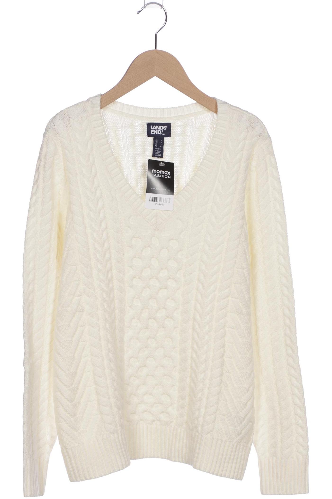 

Lands End Damen Pullover, cremeweiß, Gr. 36