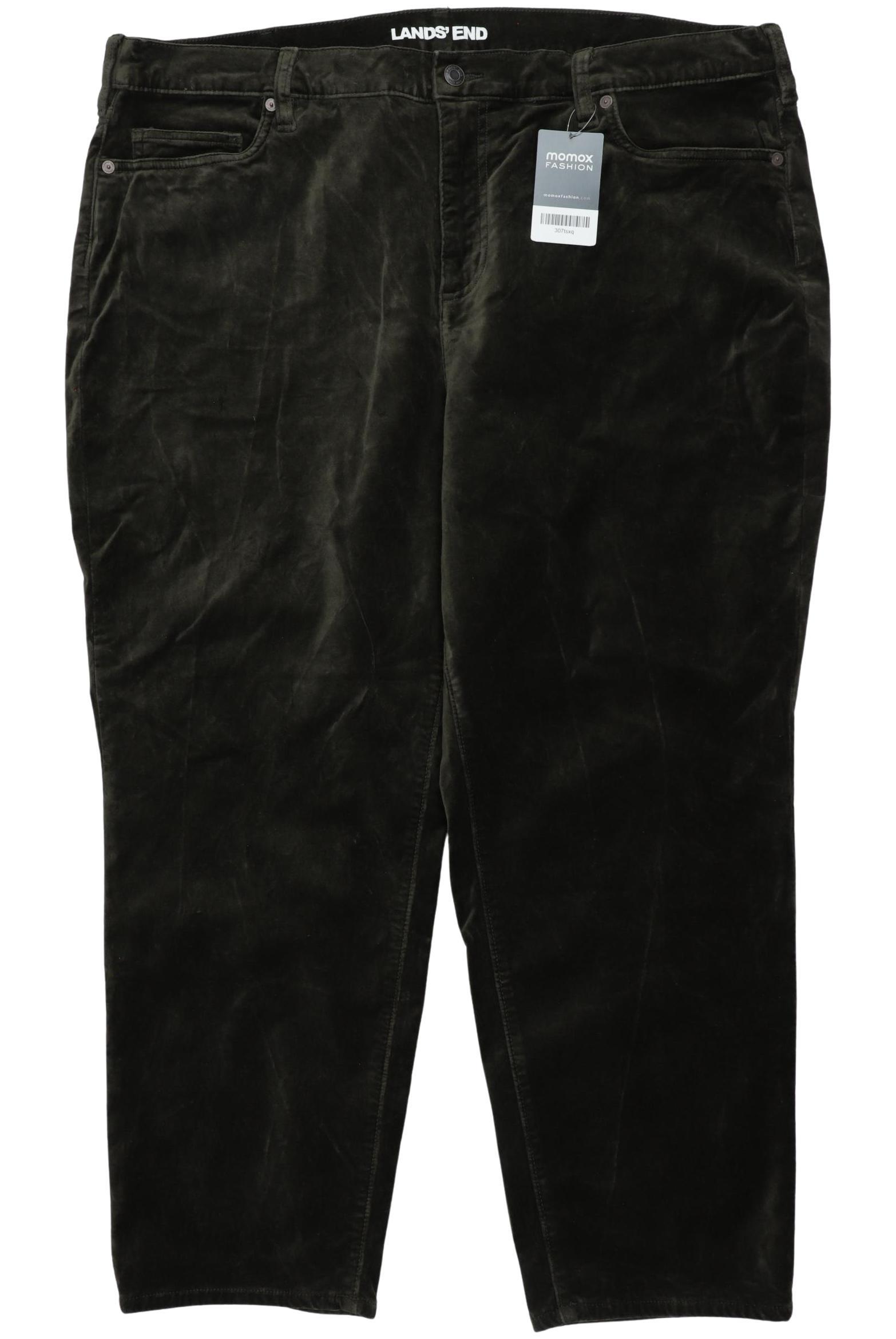 

Lands End Damen Stoffhose, grün, Gr. 52