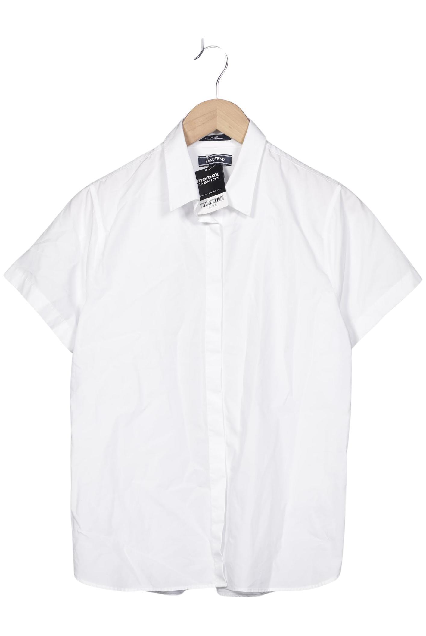 

Lands End Damen Bluse, weiß, Gr. 42