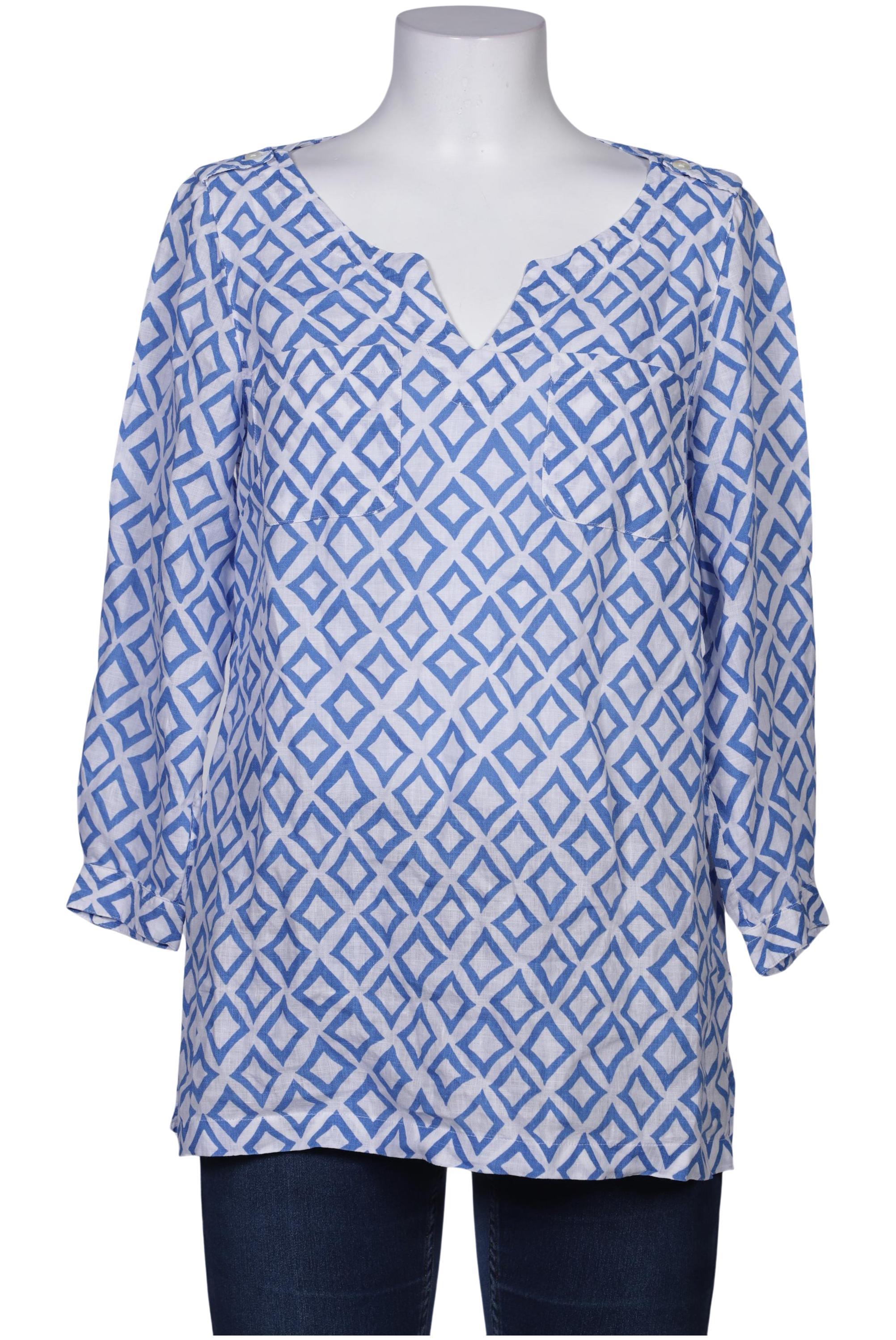 

Lands End Damen Bluse, blau, Gr. 38