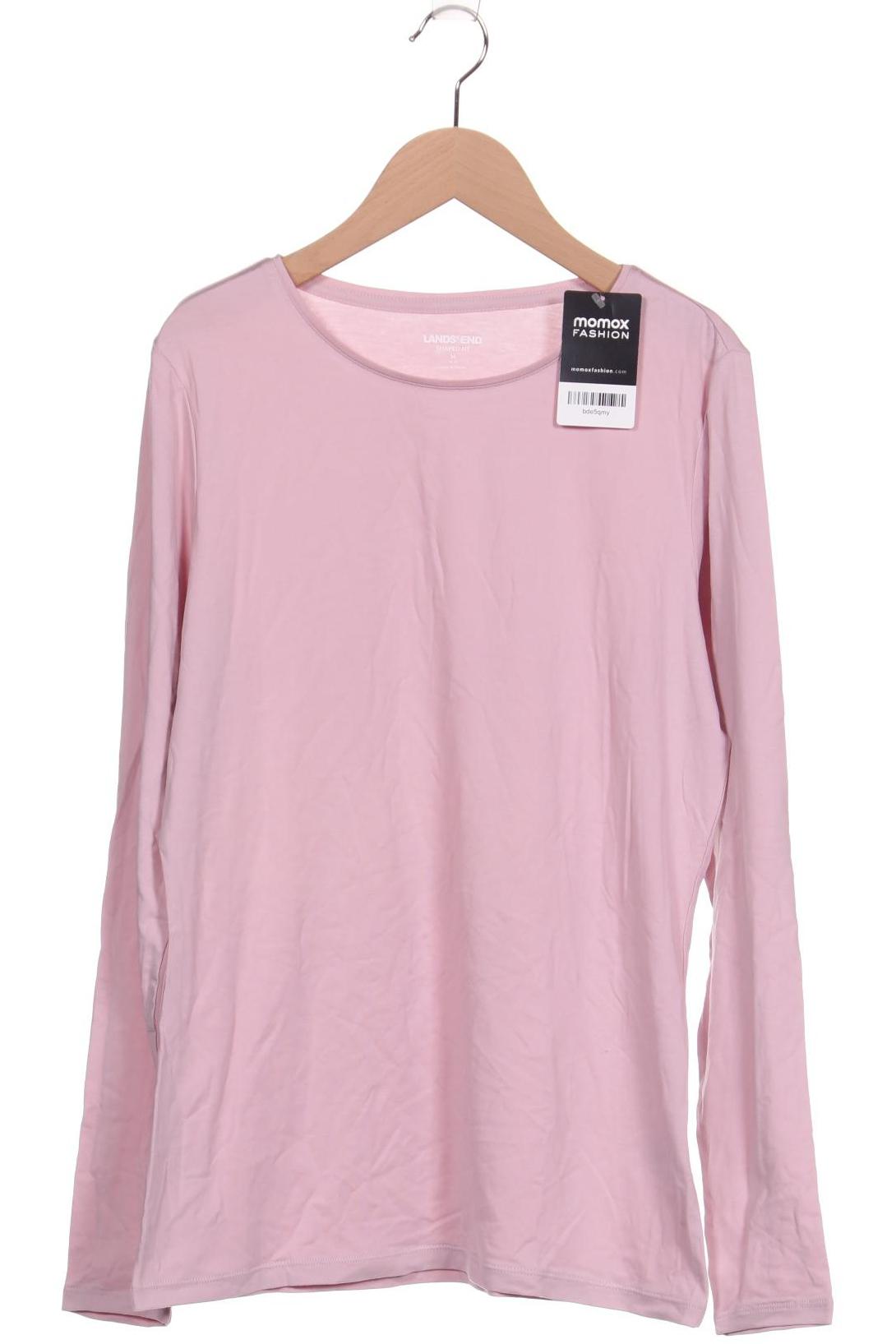 

Lands End Damen Langarmshirt, pink, Gr. 38