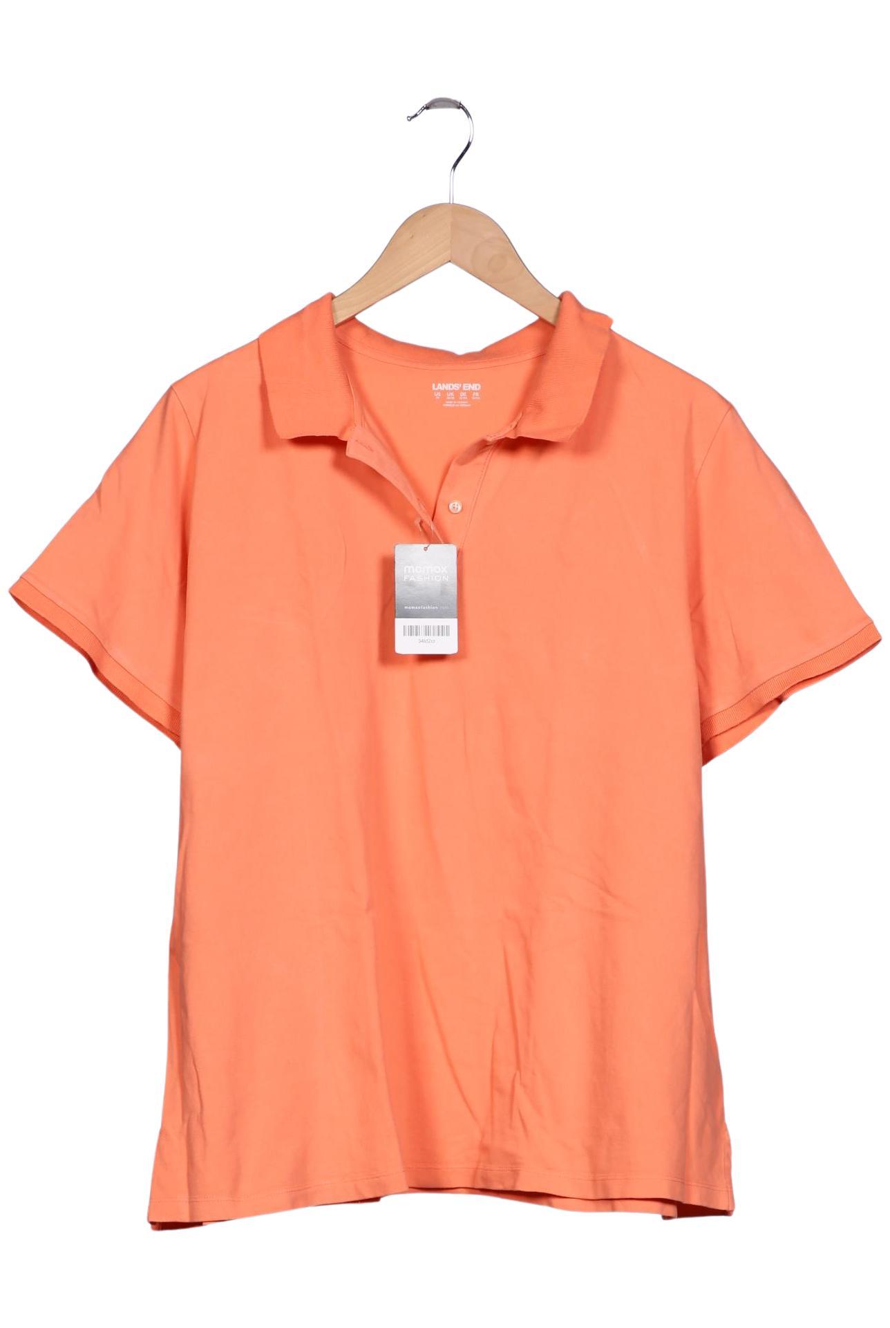 

Lands End Damen Poloshirt, orange, Gr. 52