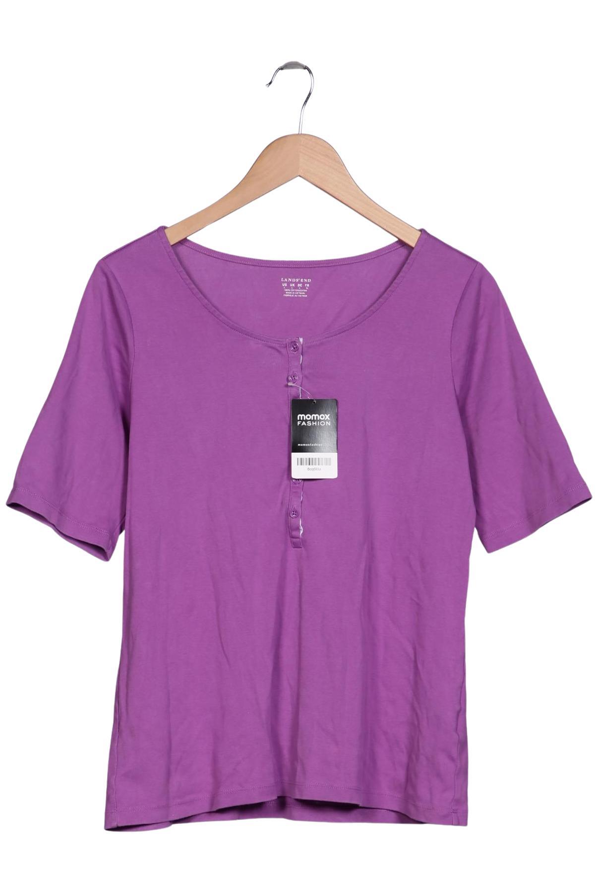 

Lands End Damen T-Shirt, flieder, Gr. 42