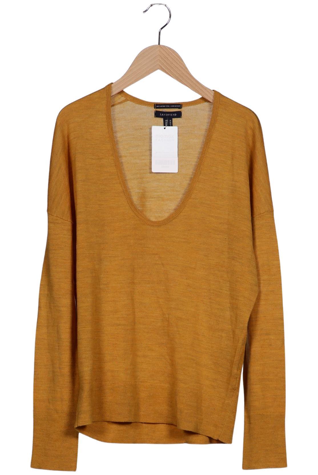 

Lands End Damen Pullover, gelb, Gr. 38