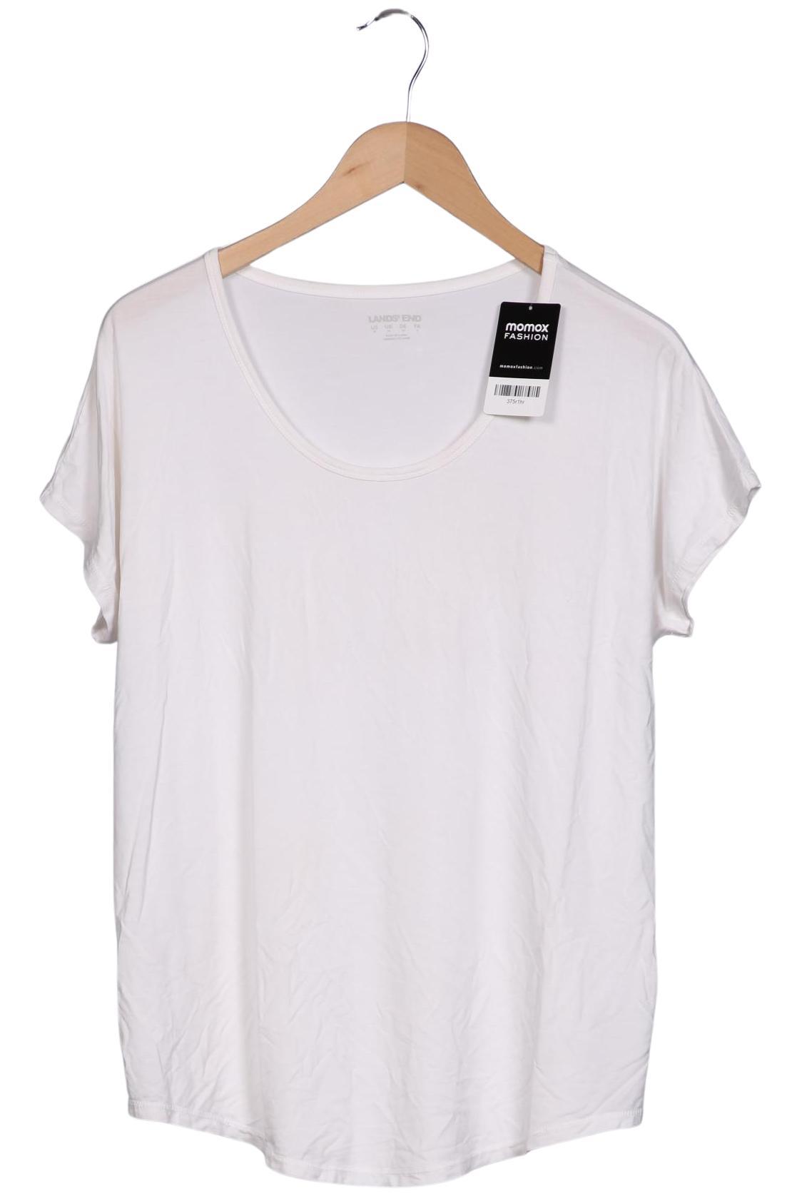 

Lands End Damen T-Shirt, weiß, Gr. 38