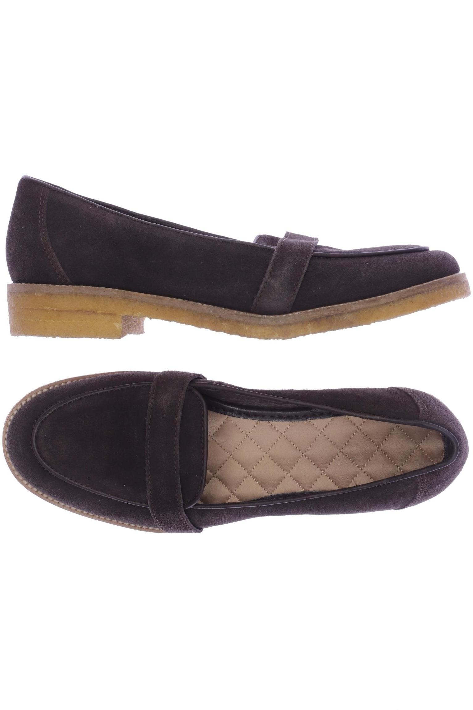 

Lands End Damen Halbschuh, braun, Gr. 8