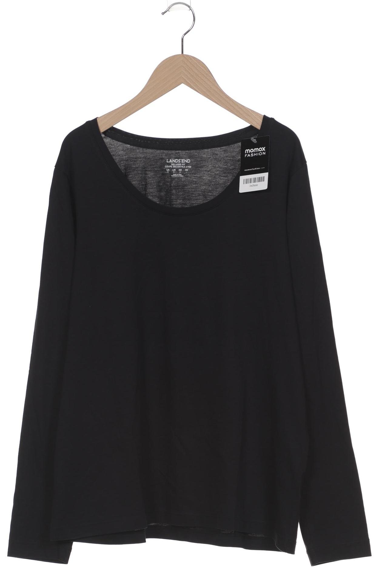 

Lands End Damen Langarmshirt, schwarz, Gr. 38