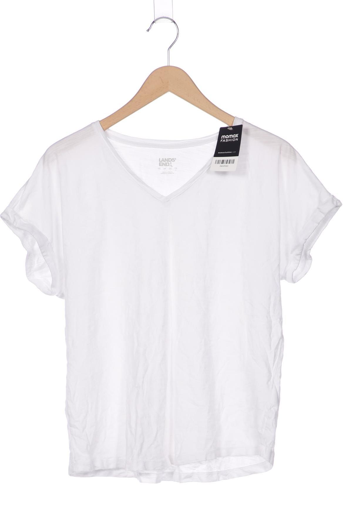 

Lands End Damen T-Shirt, weiß, Gr. 42