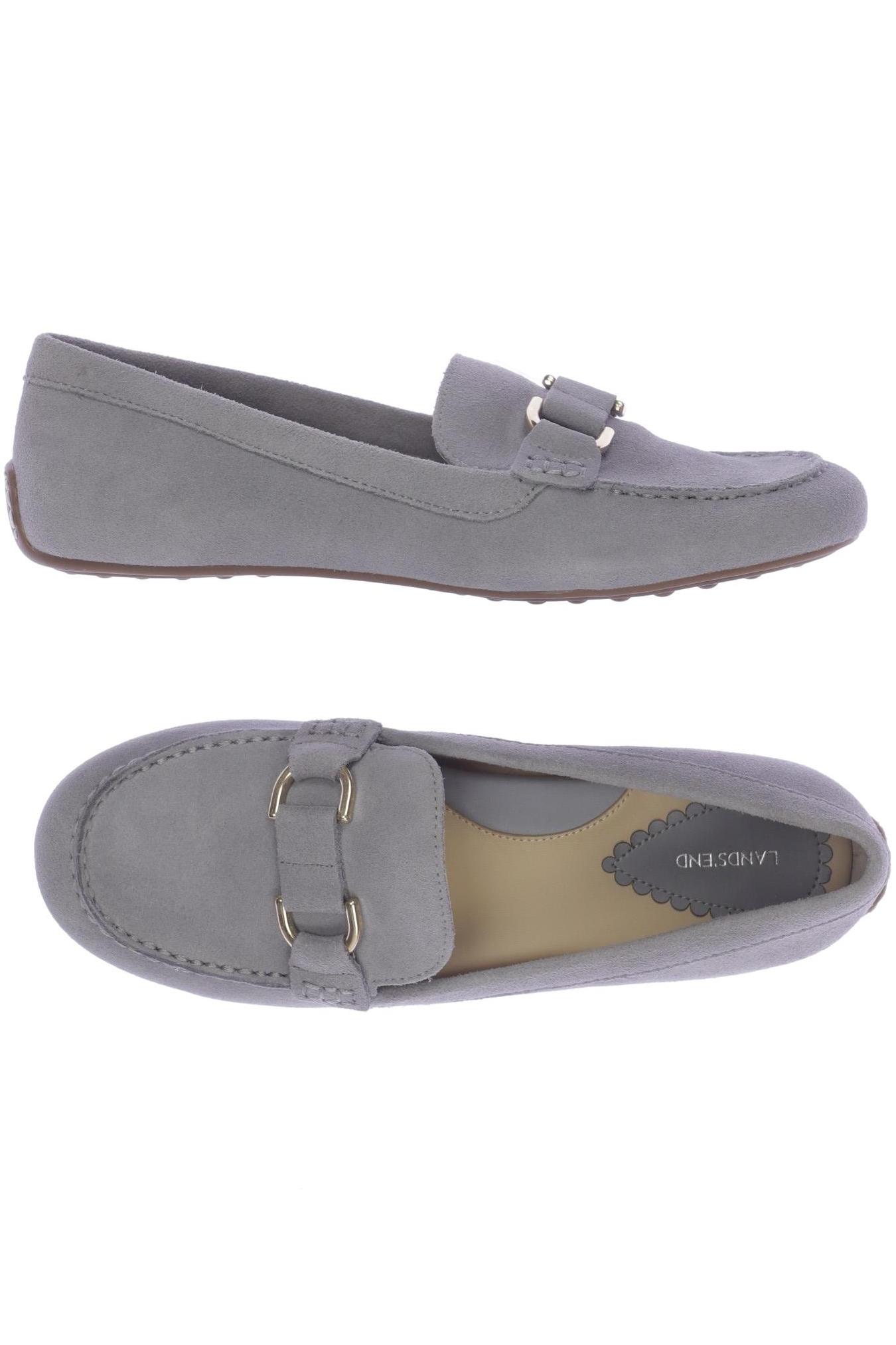

Lands End Damen Halbschuh, grau, Gr. 9