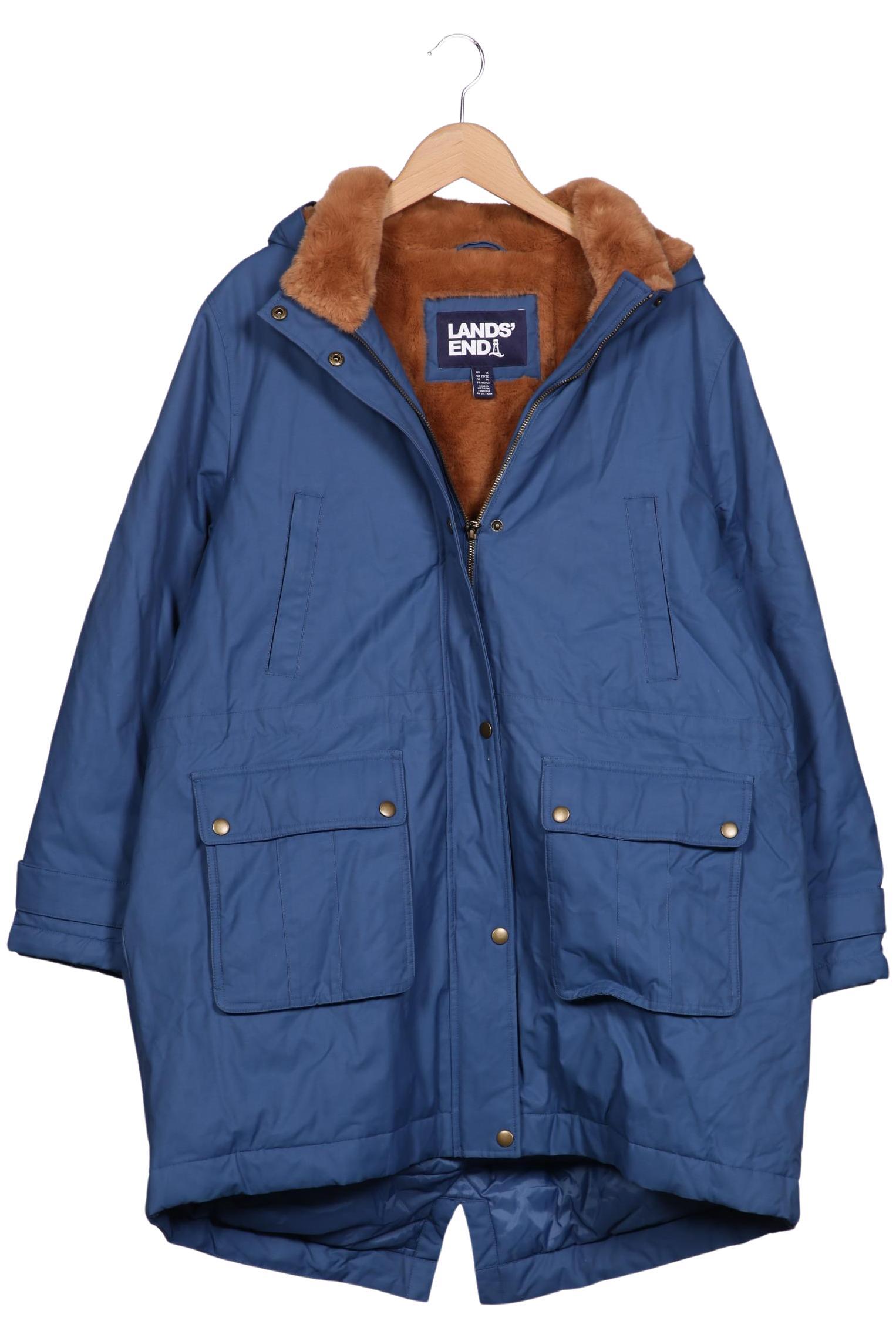 

Lands End Damen Mantel, blau, Gr. 50