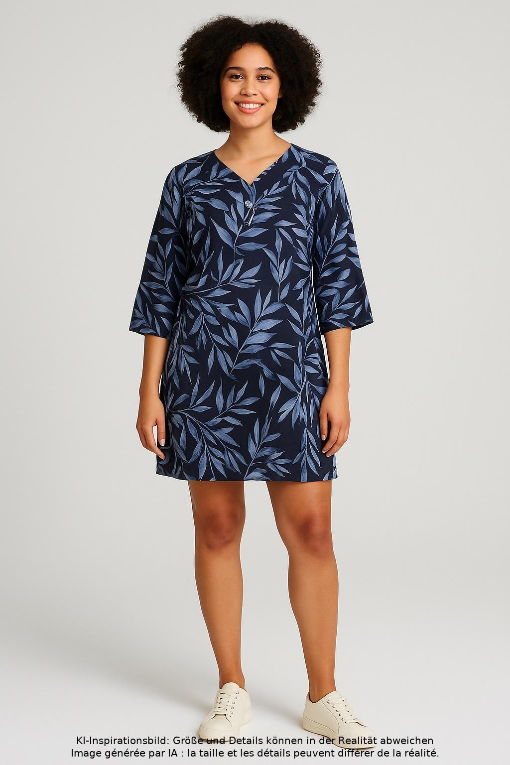 

Lands End Damen Kleid, mehrfarbig, Gr. 38