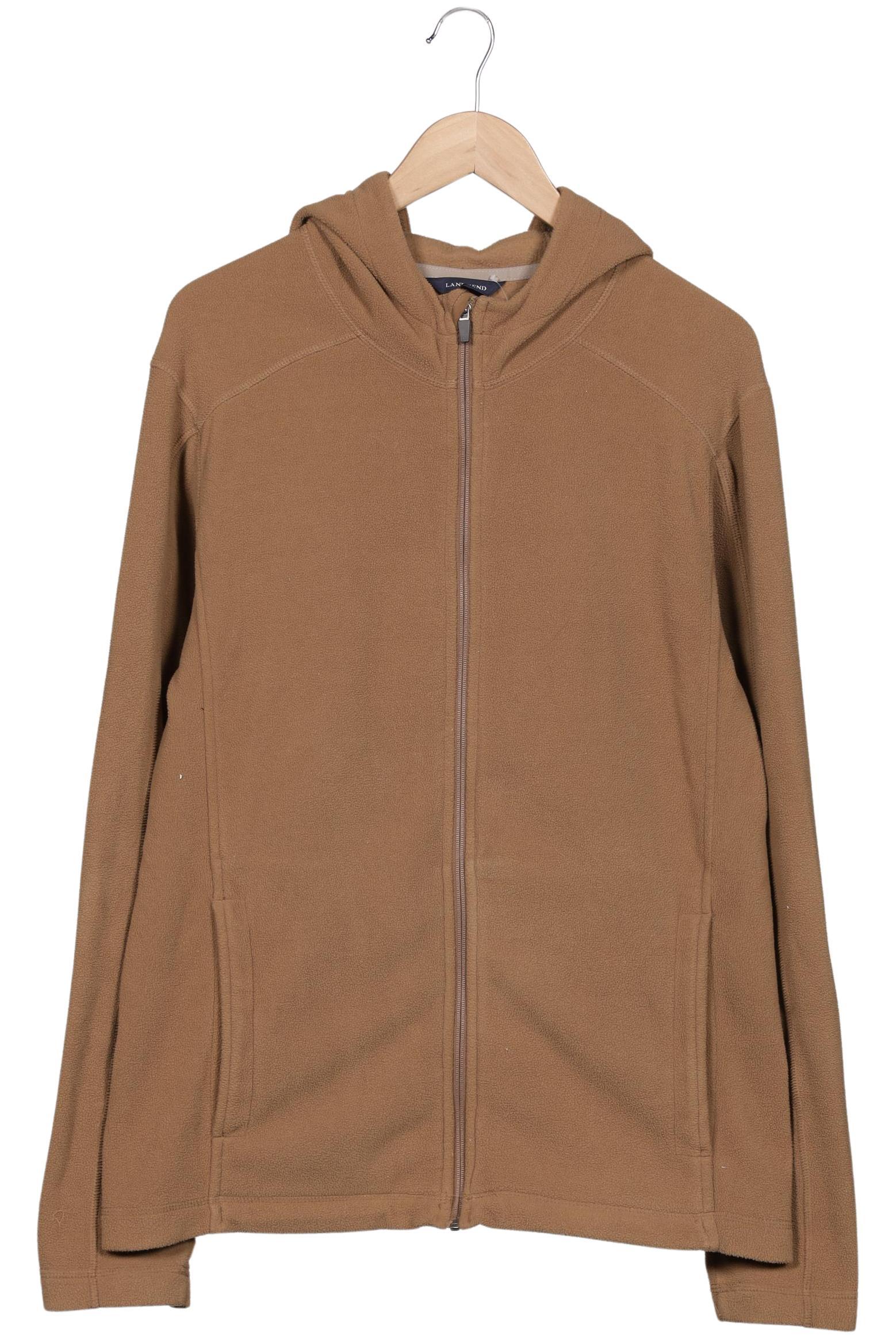 

Lands End Damen Kapuzenpullover, braun, Gr. 38