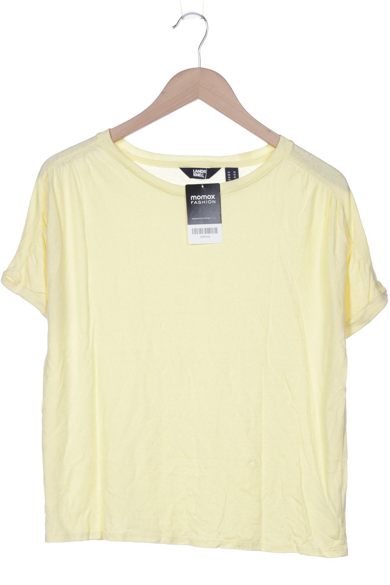 

Lands End Damen T-Shirt, gelb, Gr. 34