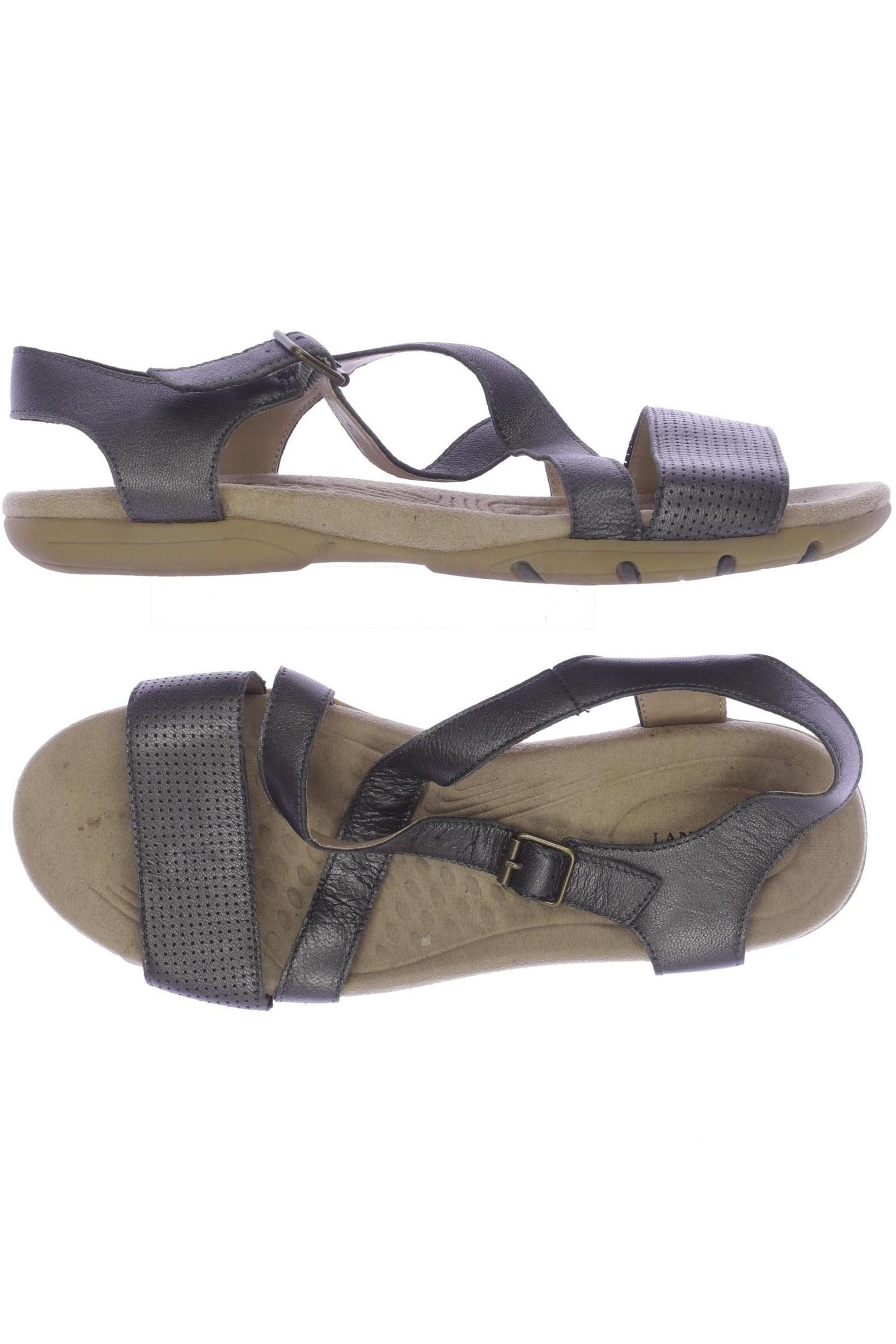 

Lands End Damen Sandale, grau, Gr. 42.5