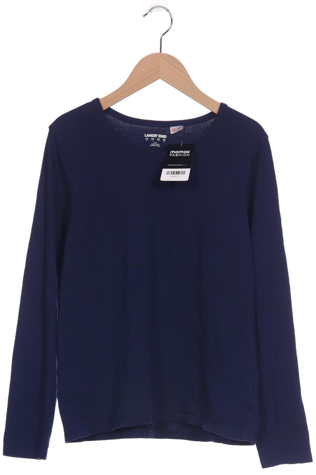 

Lands End Damen Langarmshirt, marineblau, Gr. 36