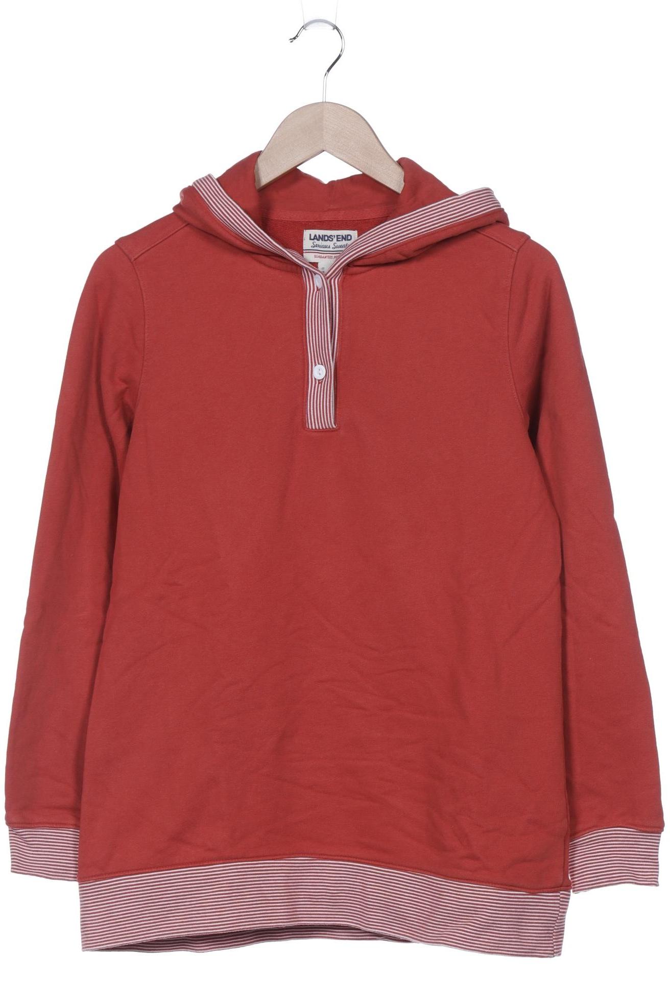 

Lands End Damen Kapuzenpullover, rot, Gr. 36
