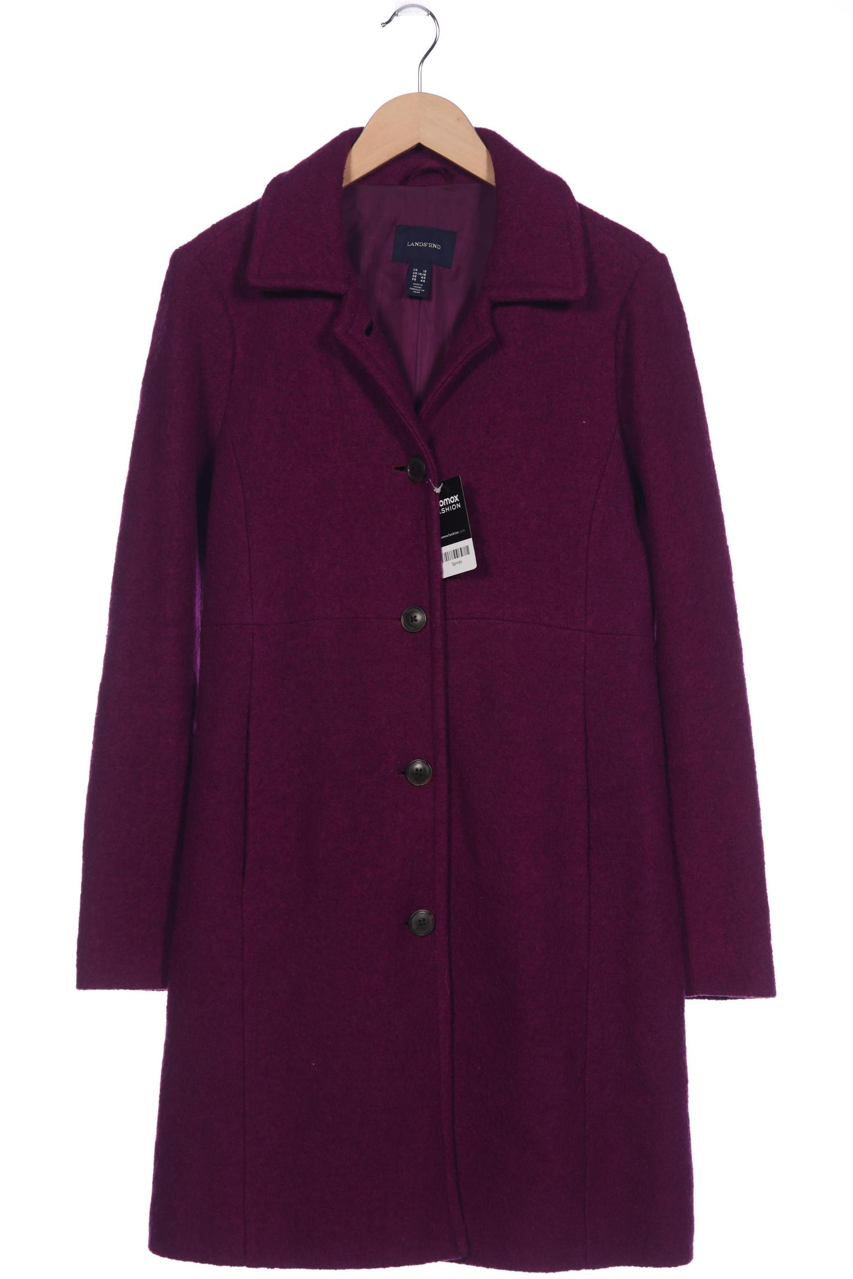 

Lands End Damen Mantel, bordeaux, Gr. 42