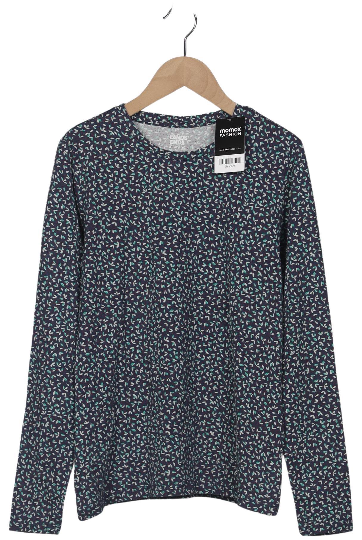 

Lands End Damen Langarmshirt, marineblau, Gr. 34