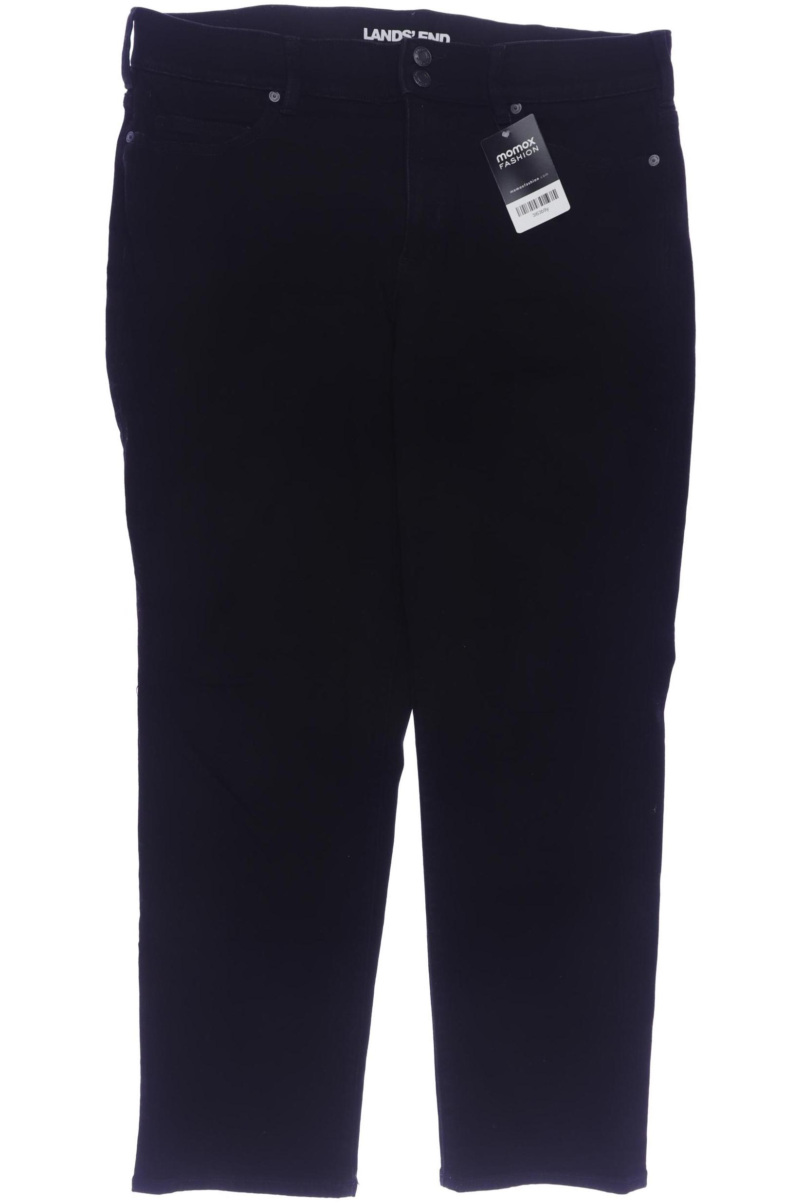 

Lands End Damen Jeans, schwarz, Gr. 50