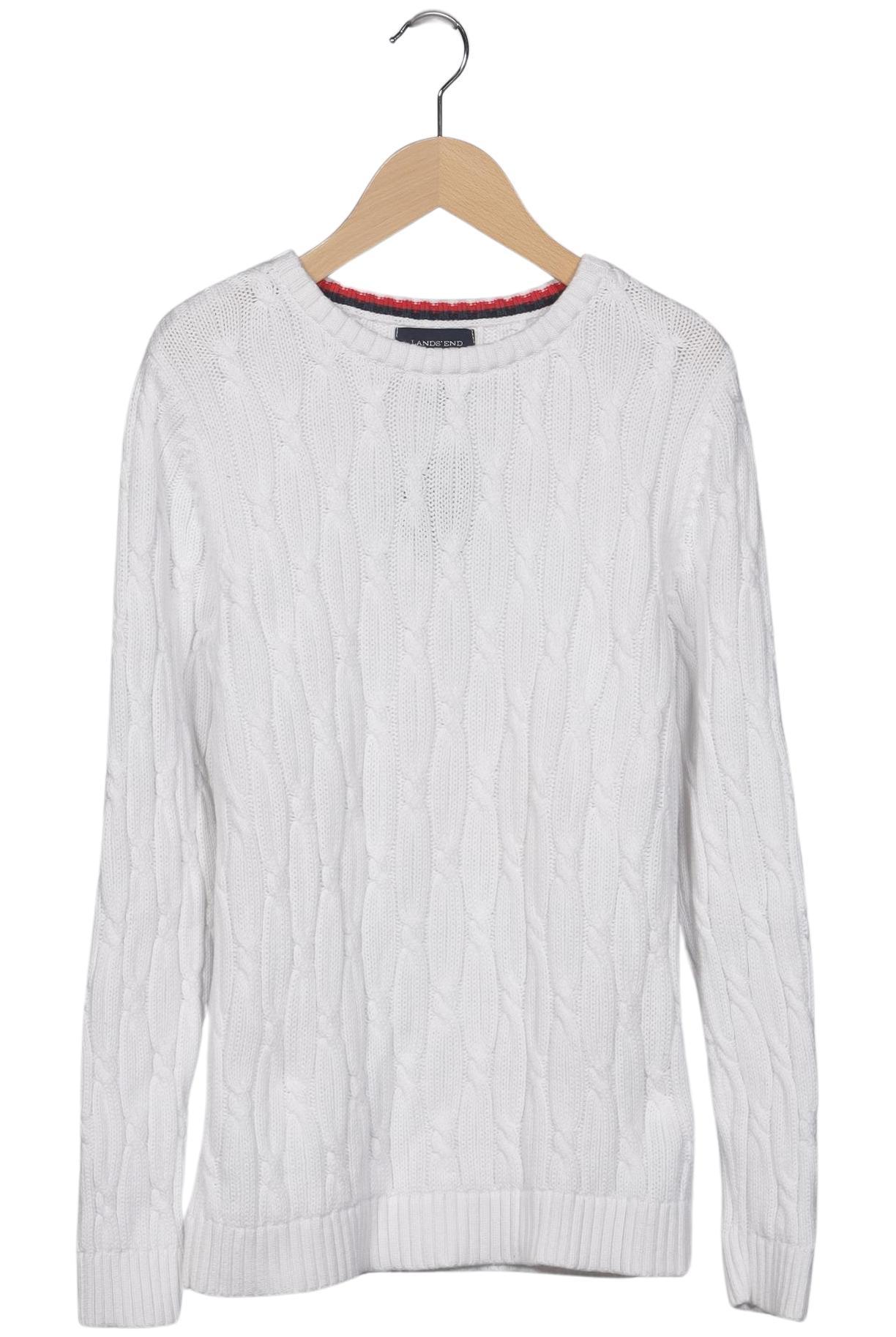 

Lands End Damen Pullover, weiß, Gr. 38