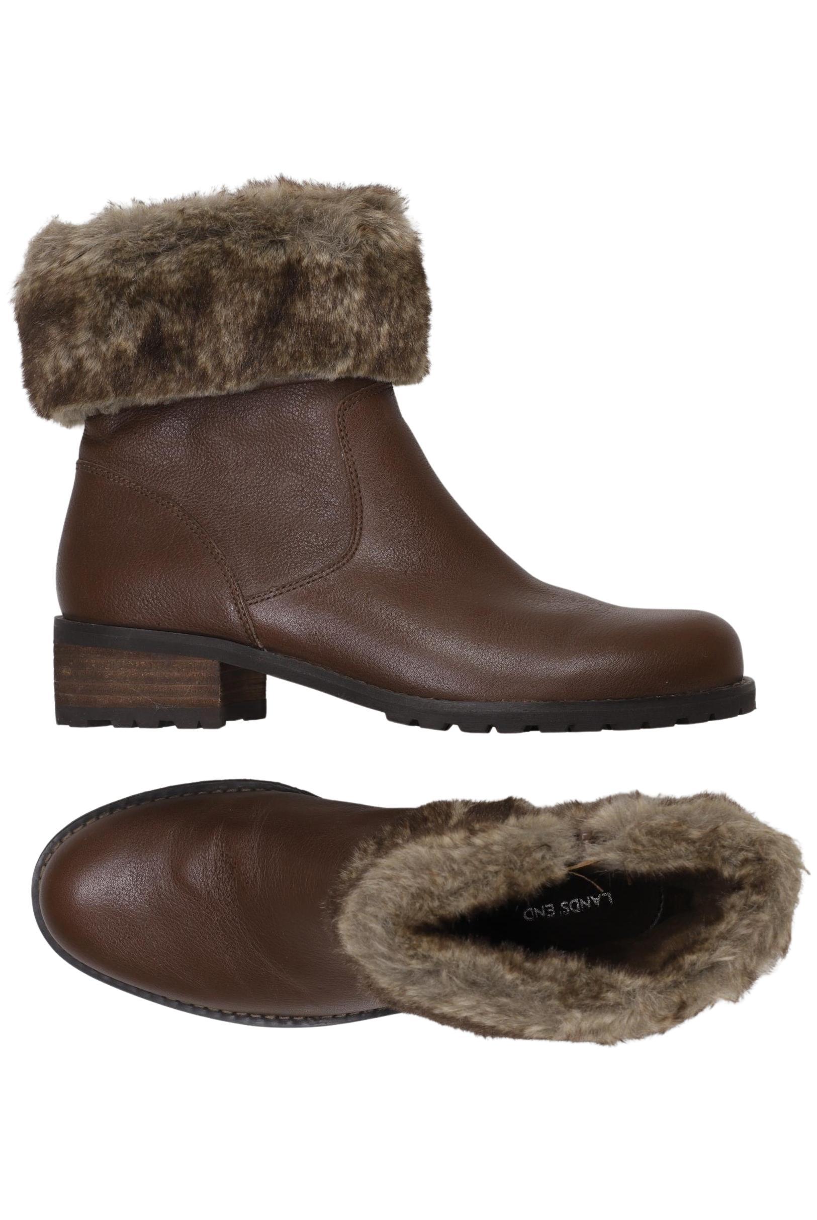 

Lands End Damen Stiefelette, braun, Gr. 39