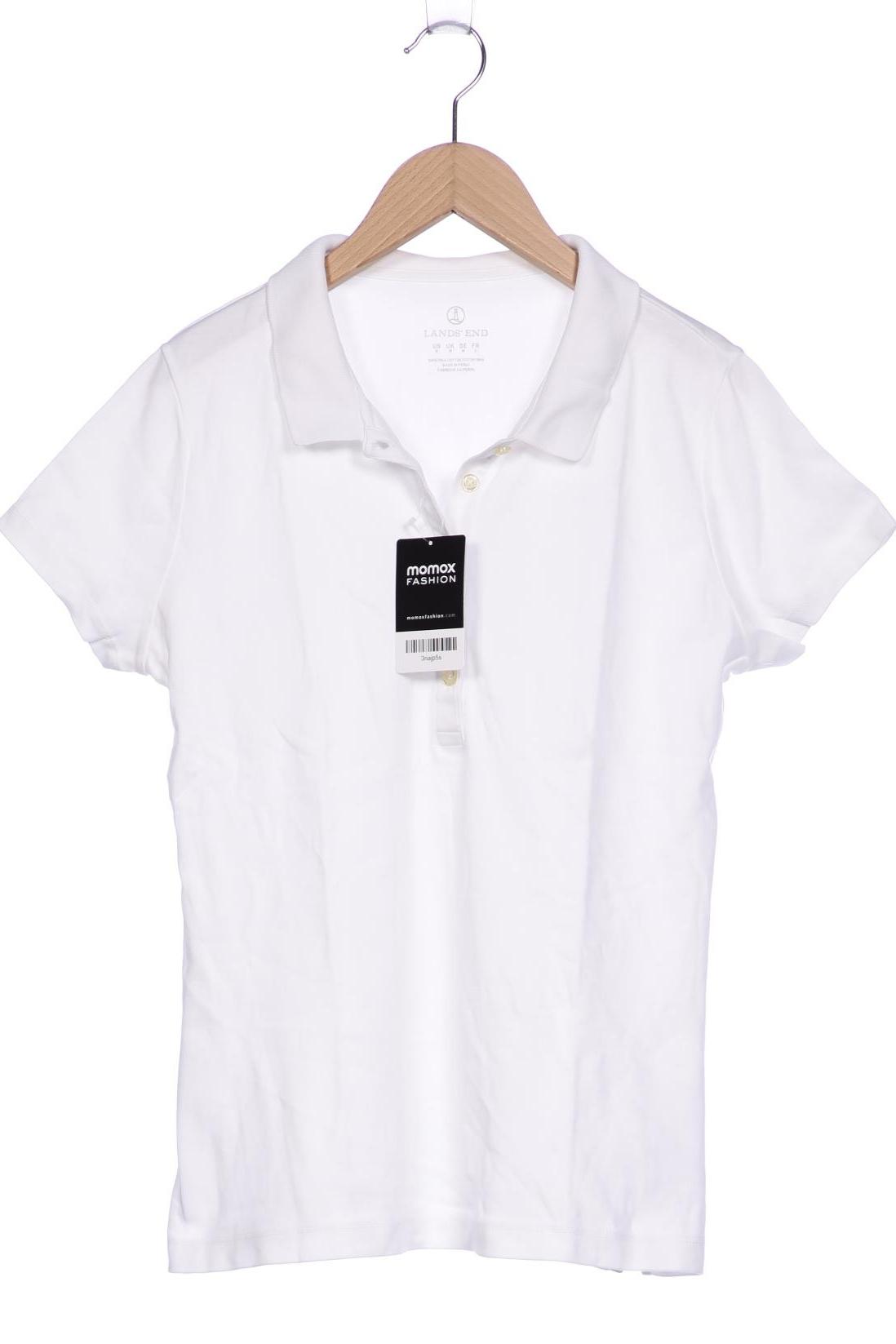 

Lands End Damen Poloshirt, weiß, Gr. 38