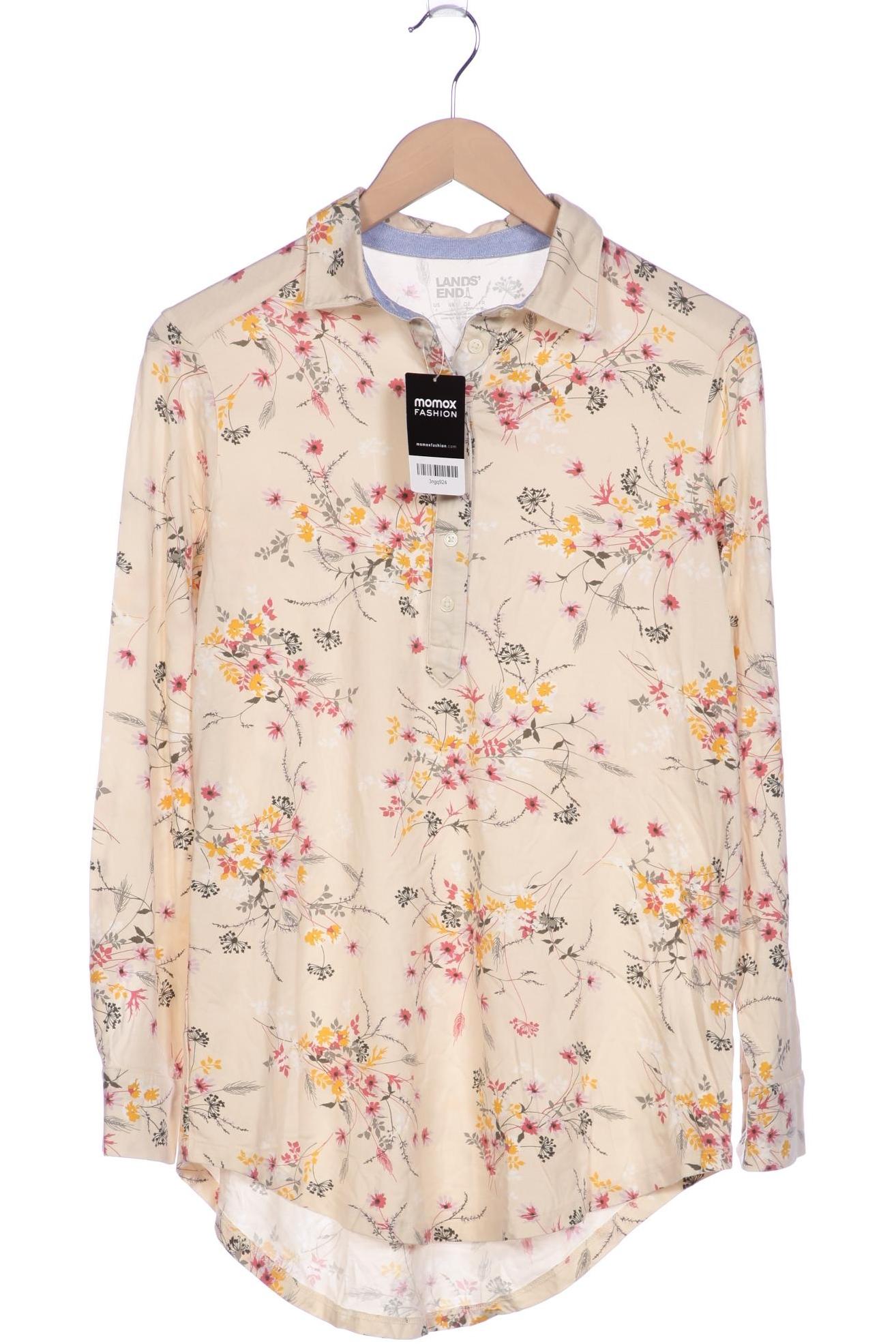 

Lands End Damen Langarmshirt, cremeweiß, Gr. 36