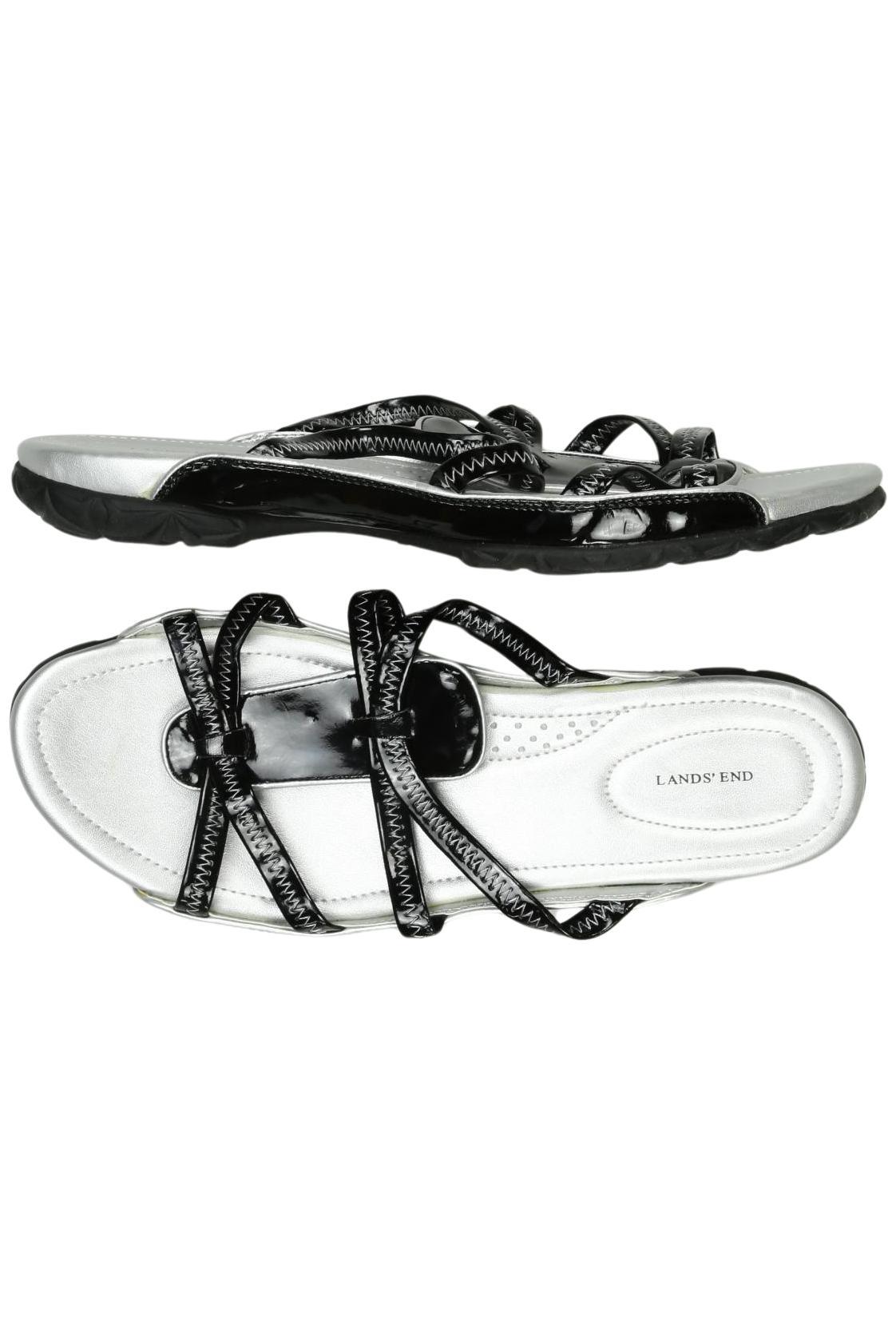 

Lands End Damen Sandale, schwarz, Gr. 42.5