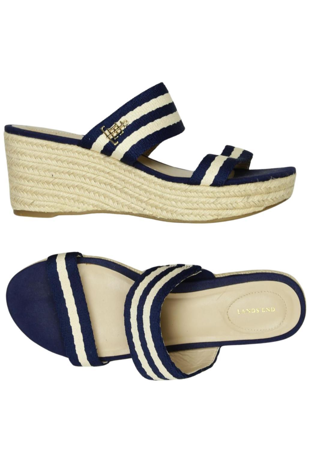 

Lands End Damen Sandale, marineblau, Gr. 38.5