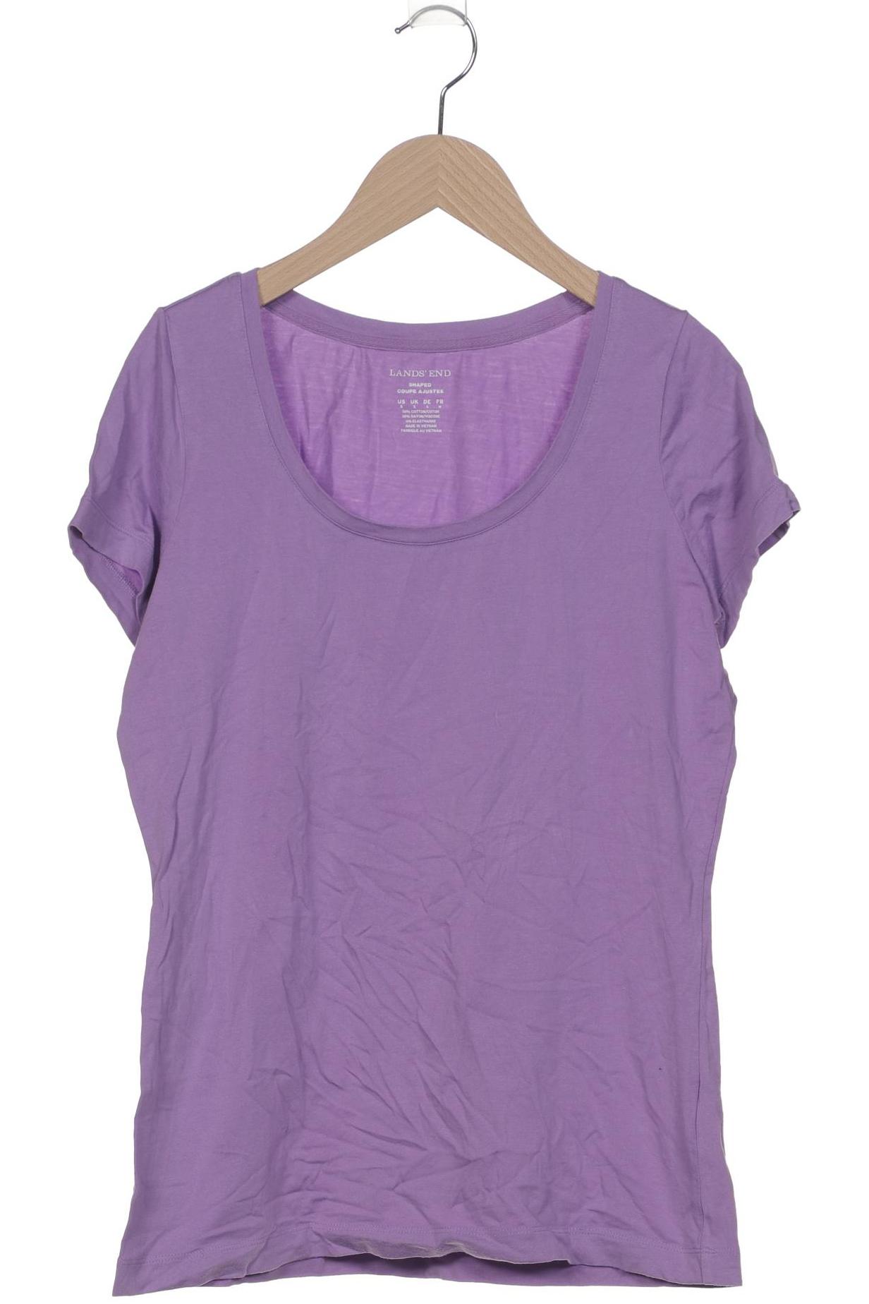 

Lands End Damen T-Shirt, flieder, Gr. 36