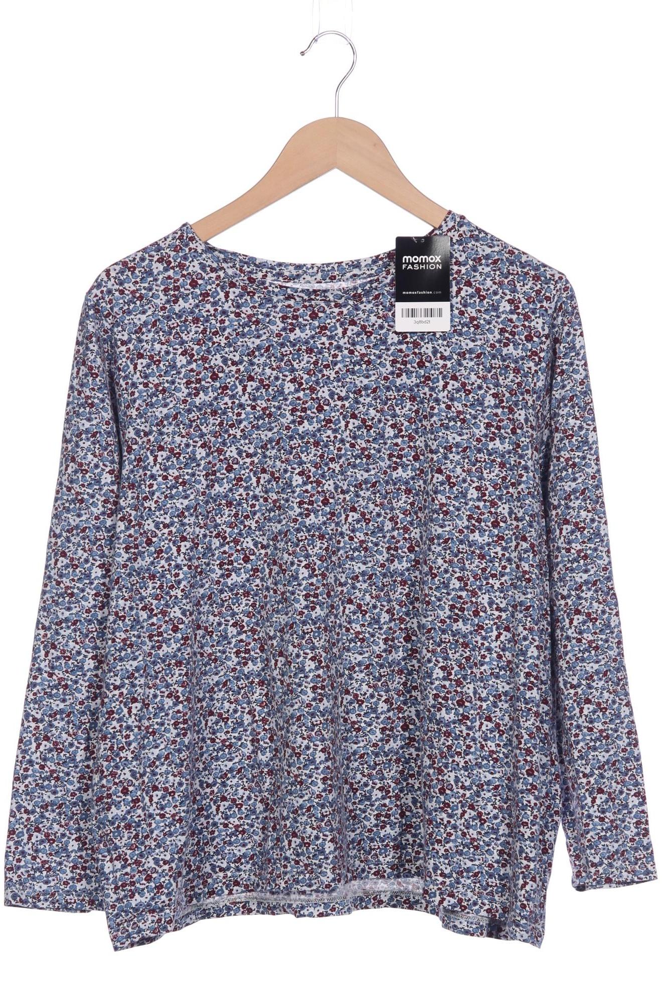 

Lands End Damen Langarmshirt, blau, Gr. 52