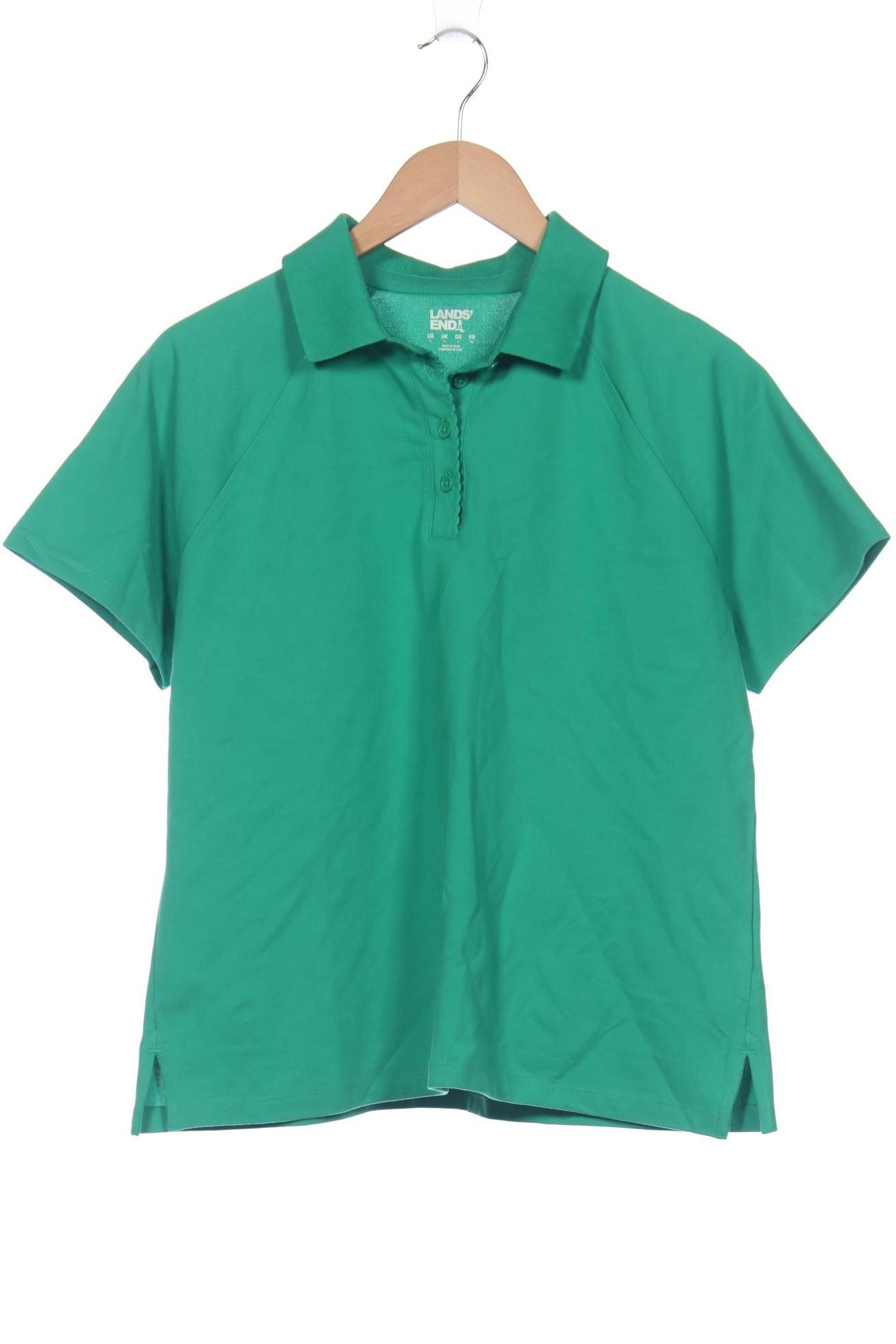

Lands End Damen Poloshirt, türkis, Gr. 42