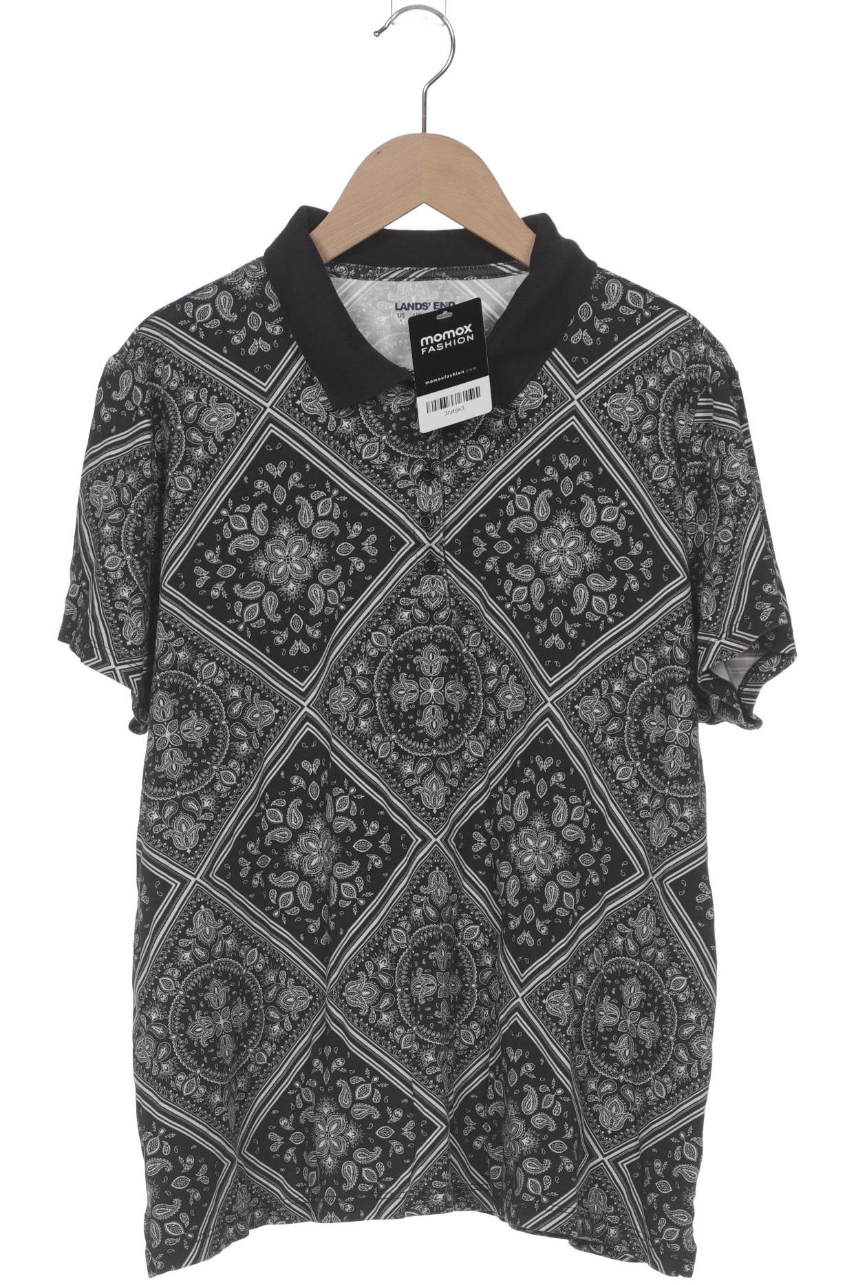 

Lands End Damen Poloshirt, schwarz, Gr. 42