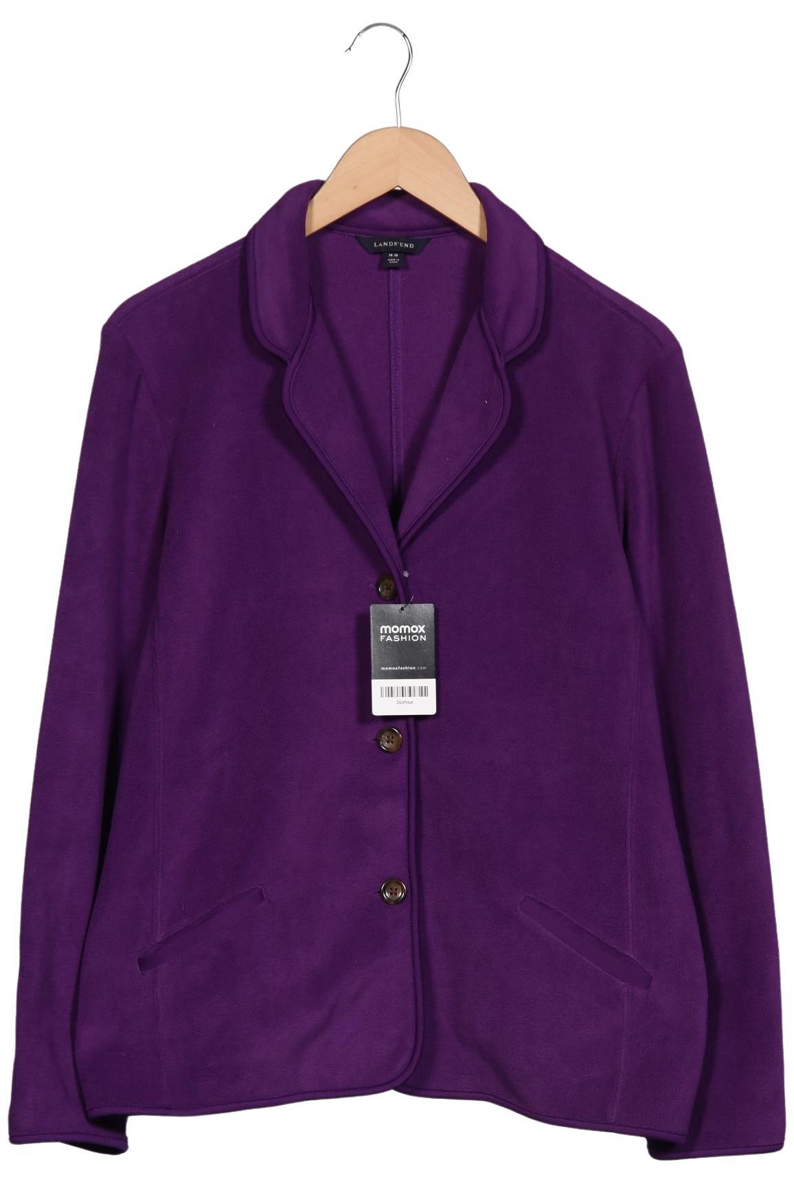 

Lands End Damen Strickjacke, flieder, Gr. 42