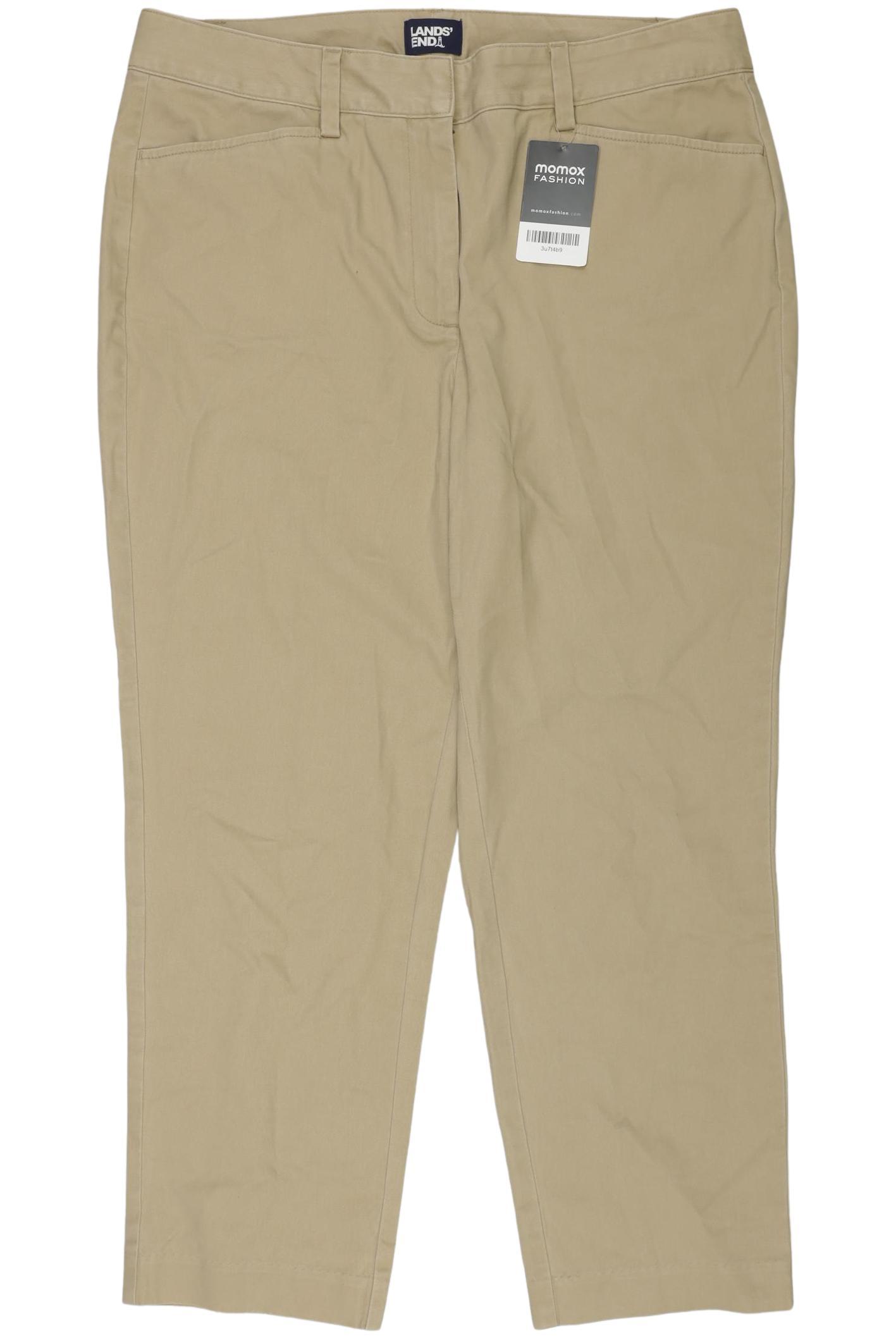 

Lands End Damen Stoffhose, beige, Gr. 42