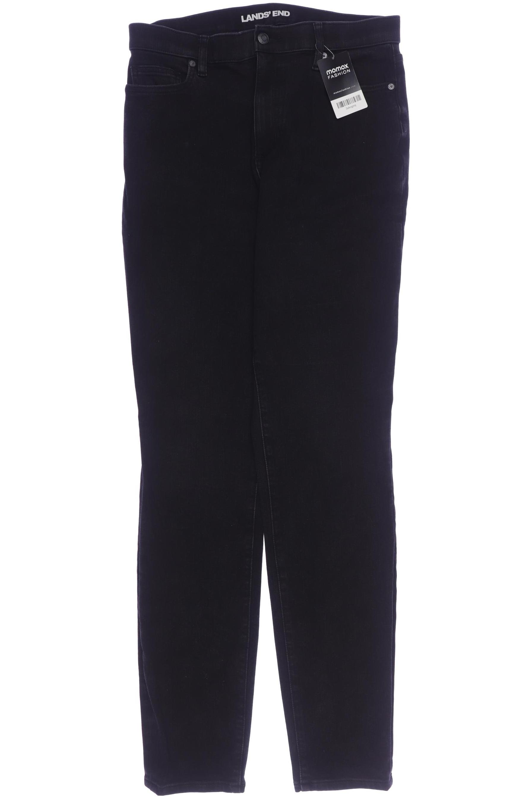 

Lands End Damen Jeans, schwarz, Gr. 44