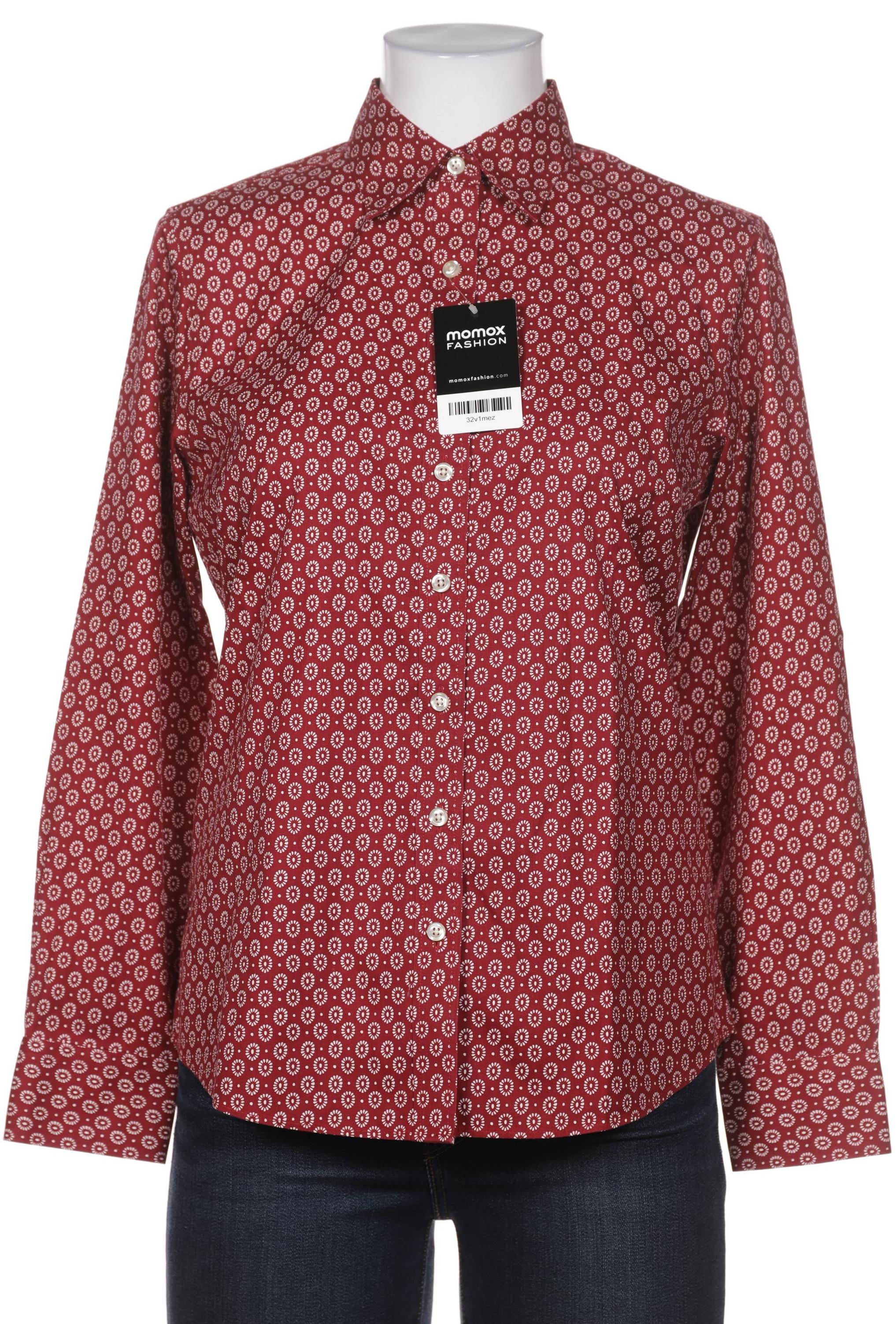 

Lands End Damen Bluse, bordeaux, Gr. 8