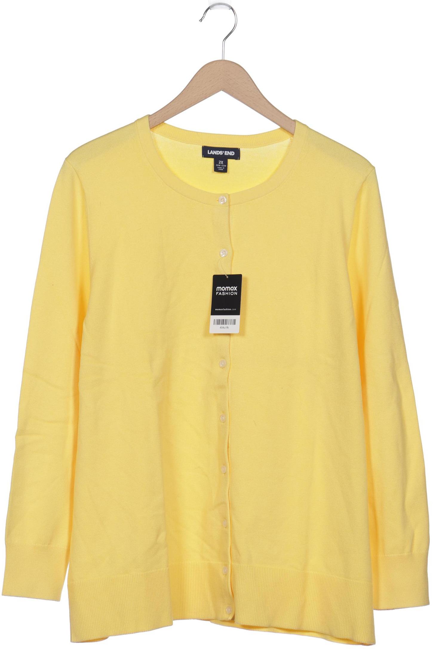 

Lands´End Damen Strickjacke, gelb