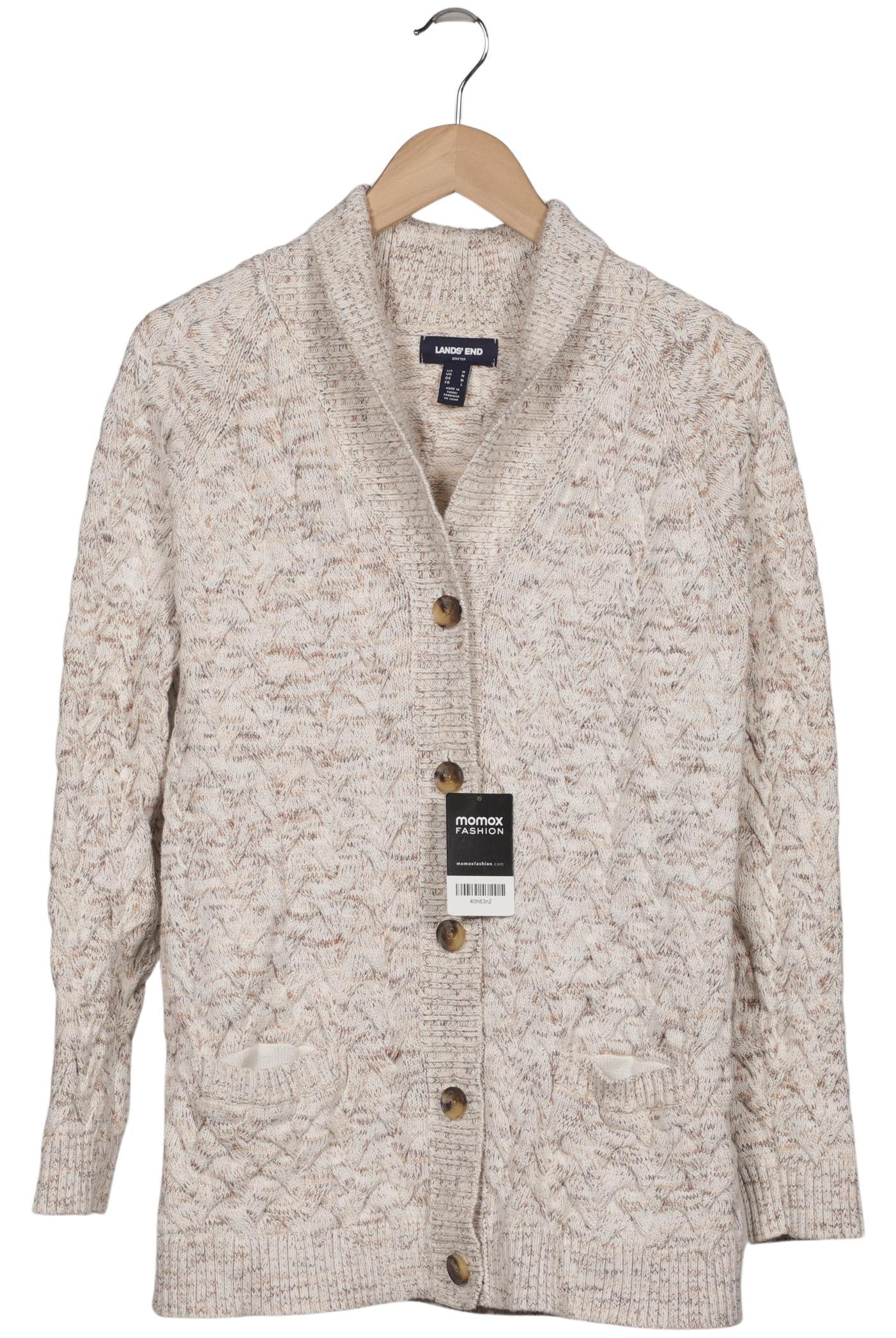 

Lands End Damen Strickjacke, beige, Gr. 38