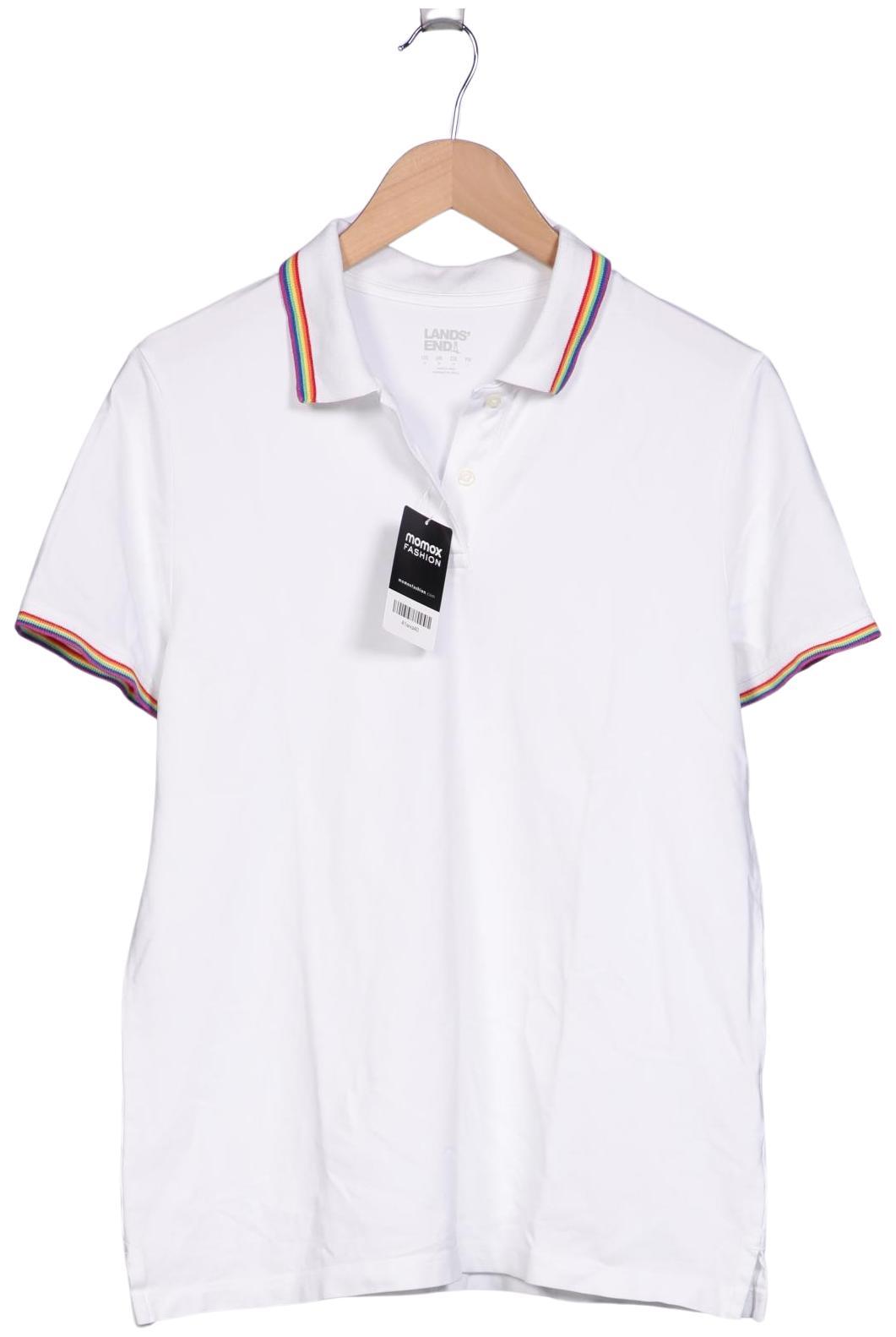 

Lands End Damen Poloshirt, weiß, Gr. 38