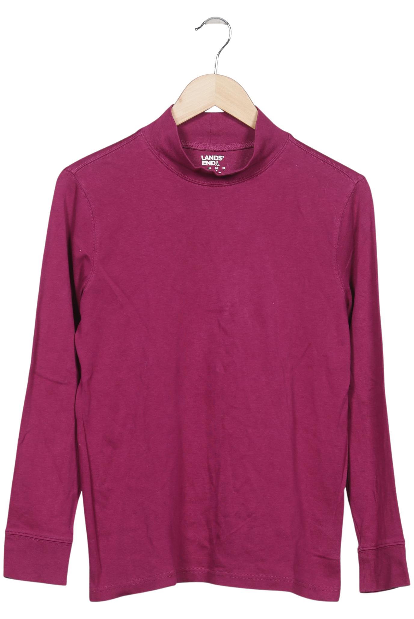 

Lands End Damen Langarmshirt, flieder, Gr. 38