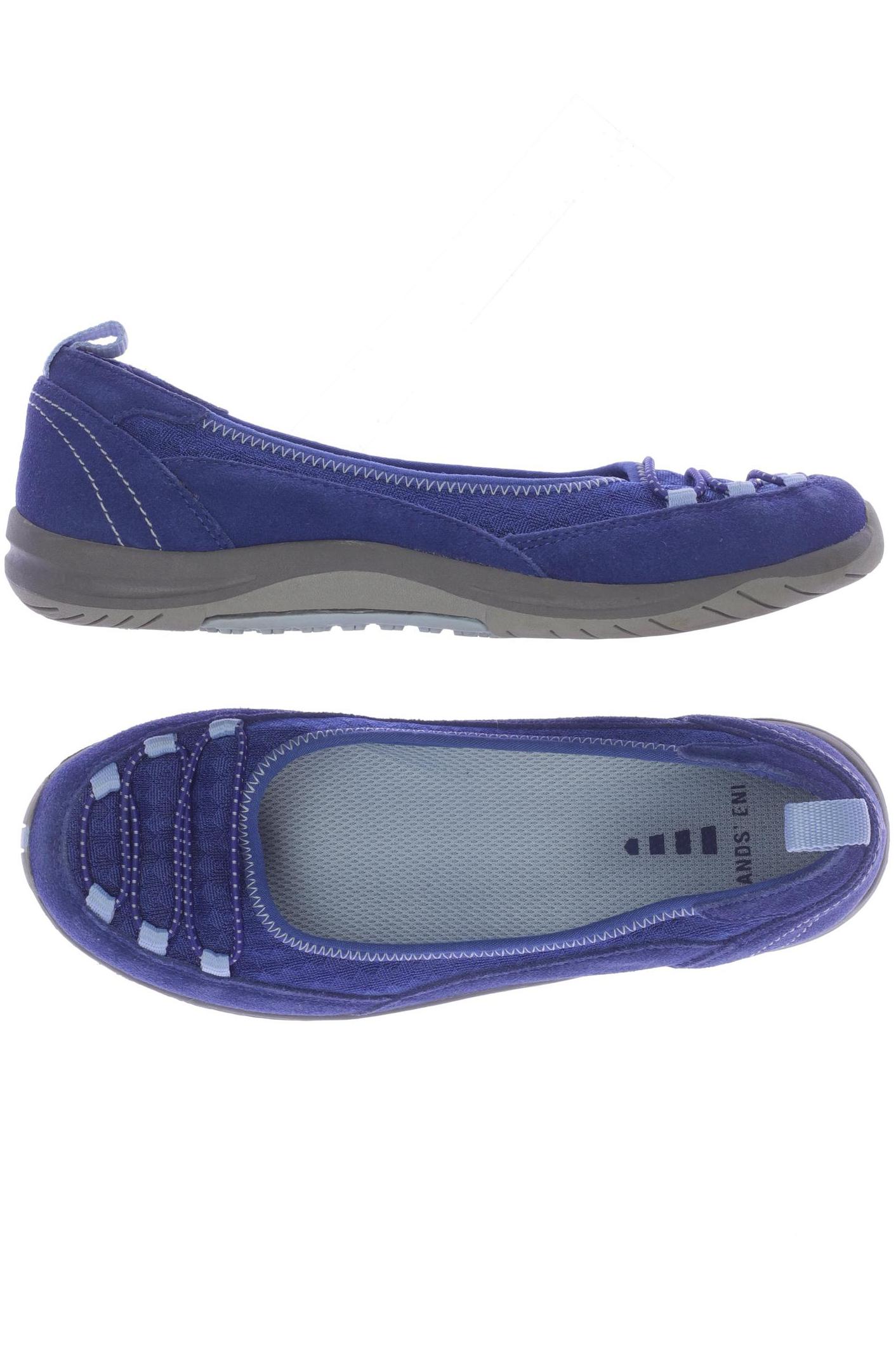 

Lands End Damen Ballerinas, blau, Gr. 37.5