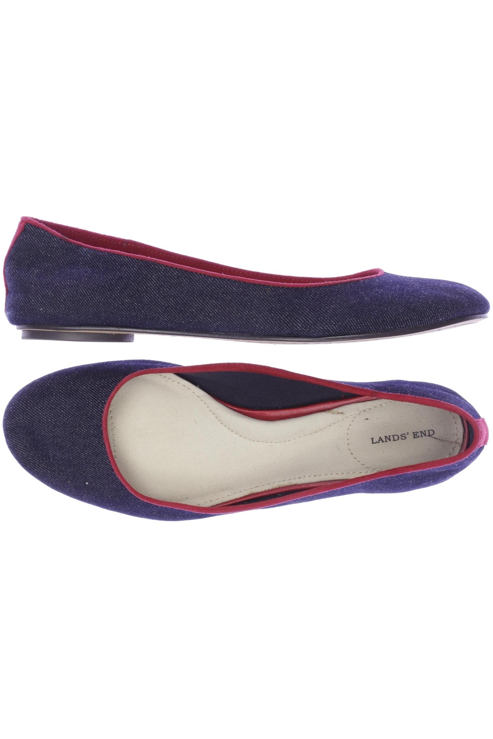 

Lands End Damen Ballerinas, marineblau, Gr. 37