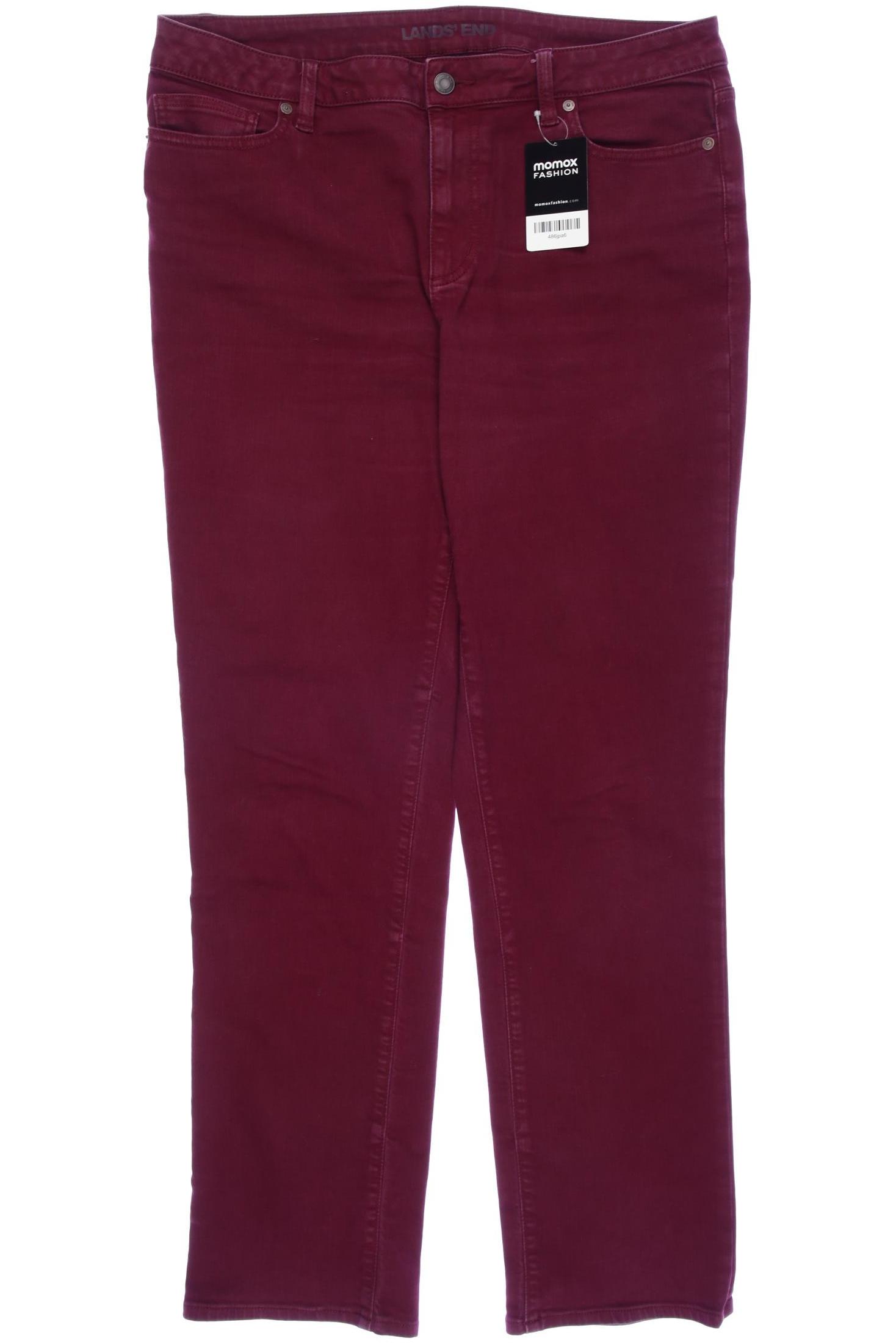 

Lands End Damen Jeans, bordeaux, Gr. 44