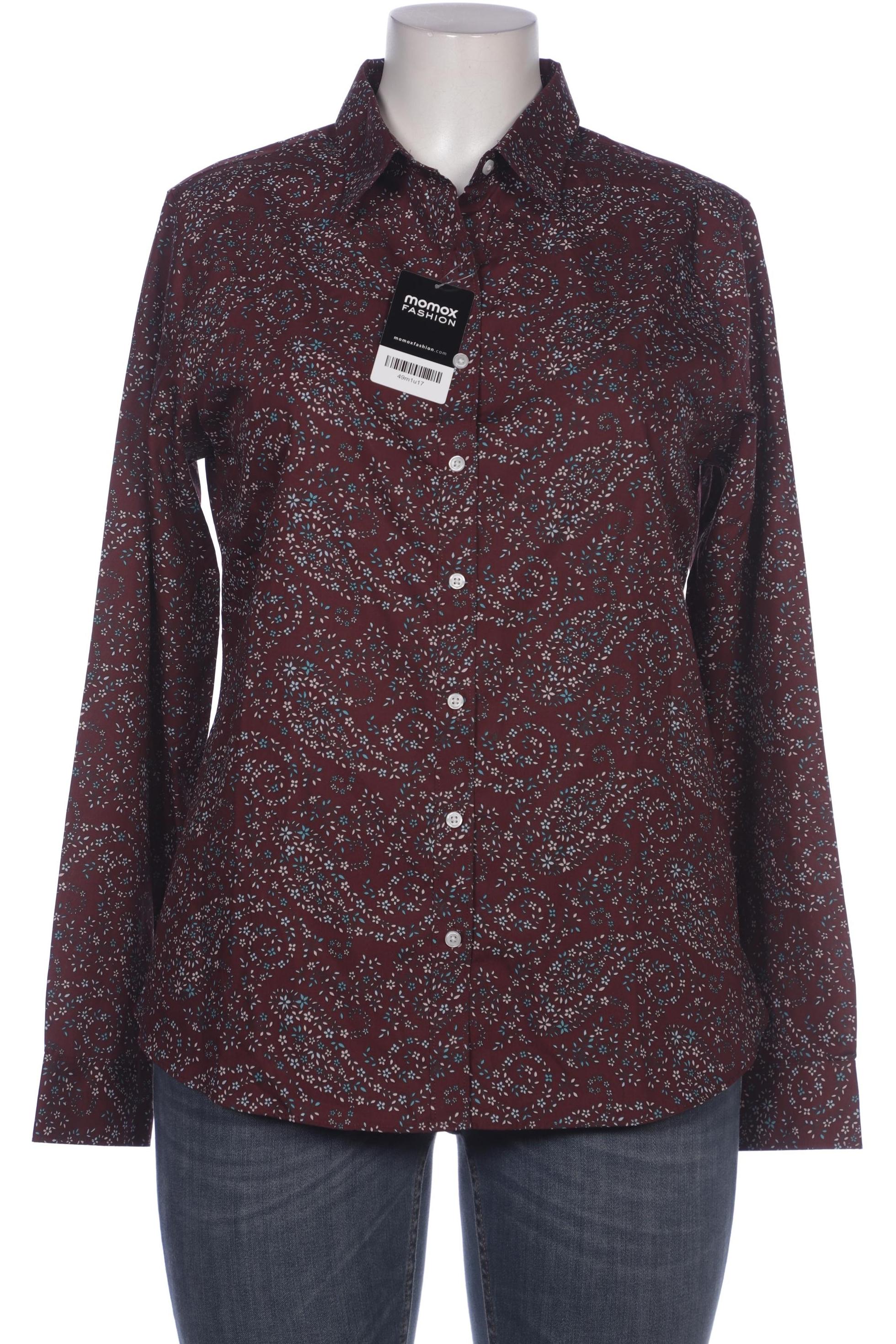 

Lands End Damen Bluse, bordeaux, Gr. 42