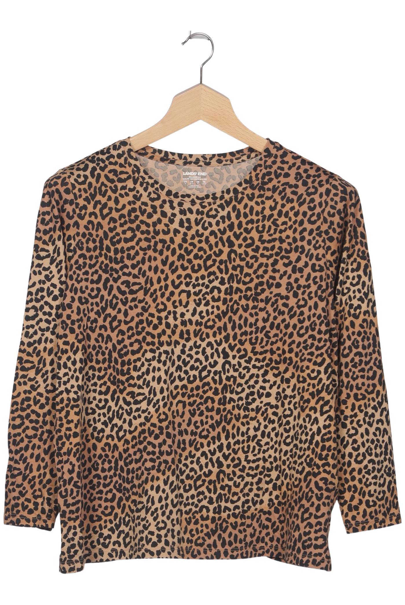 

Lands End Damen Langarmshirt, braun, Gr. 50